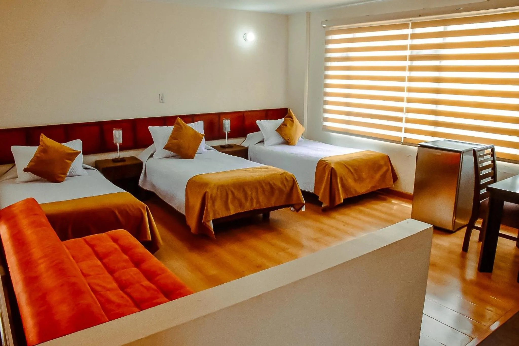 Bed in Hotel Villa Vianney