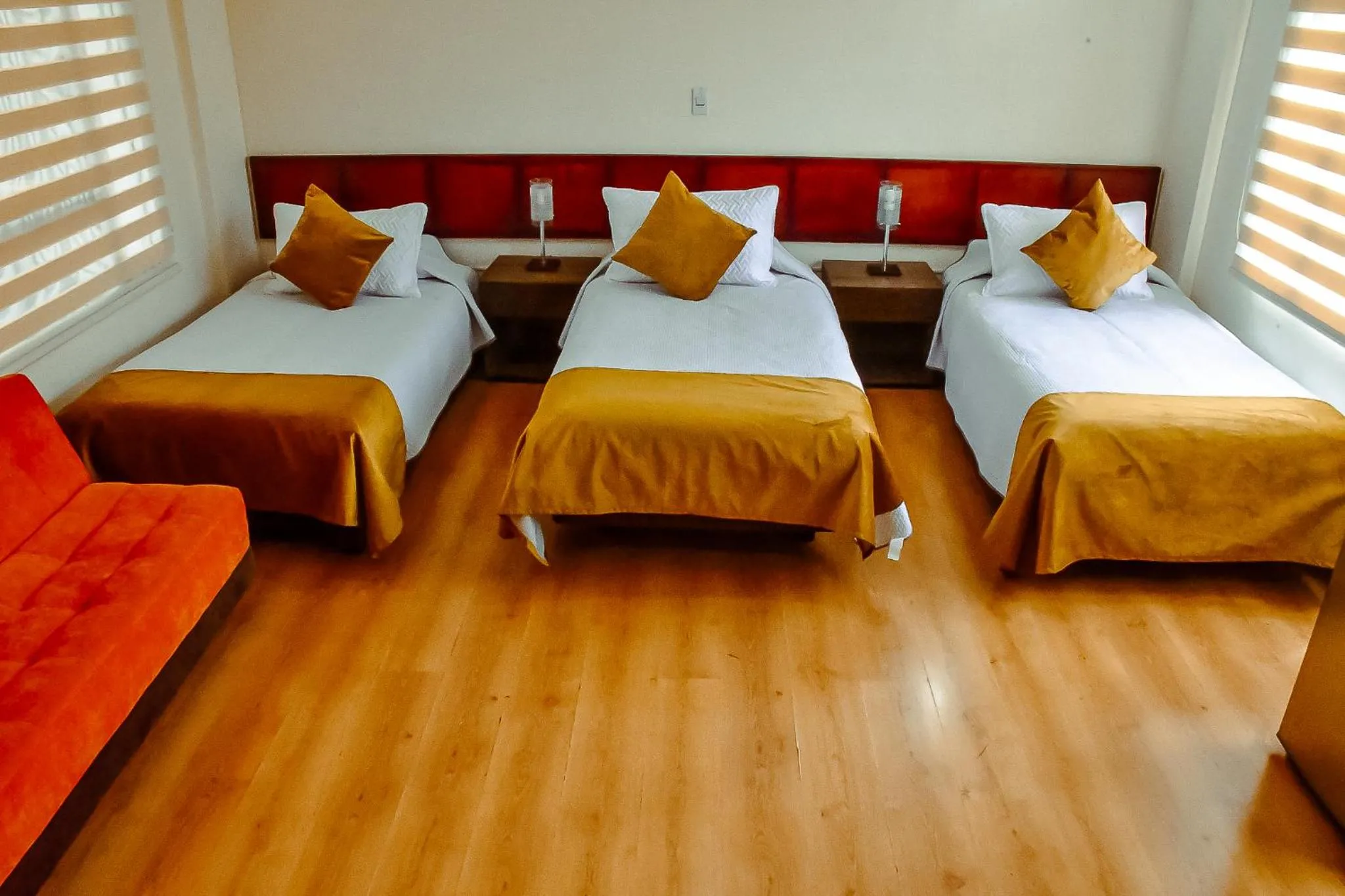 Bed in Hotel Villa Vianney