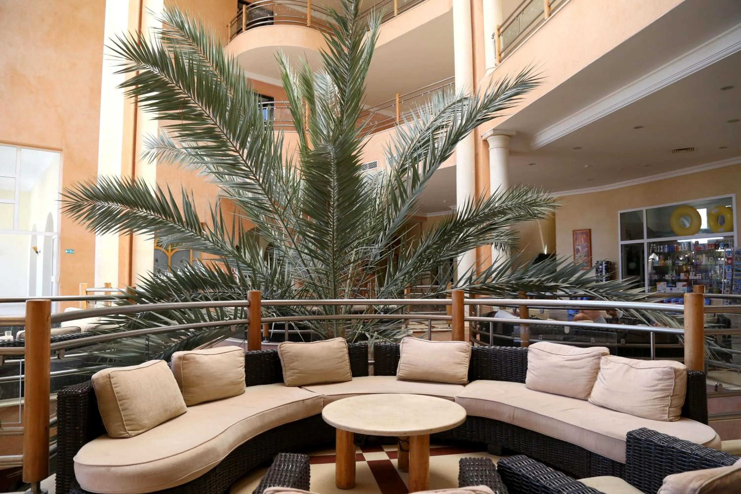 Seating area in Eden Star Resort