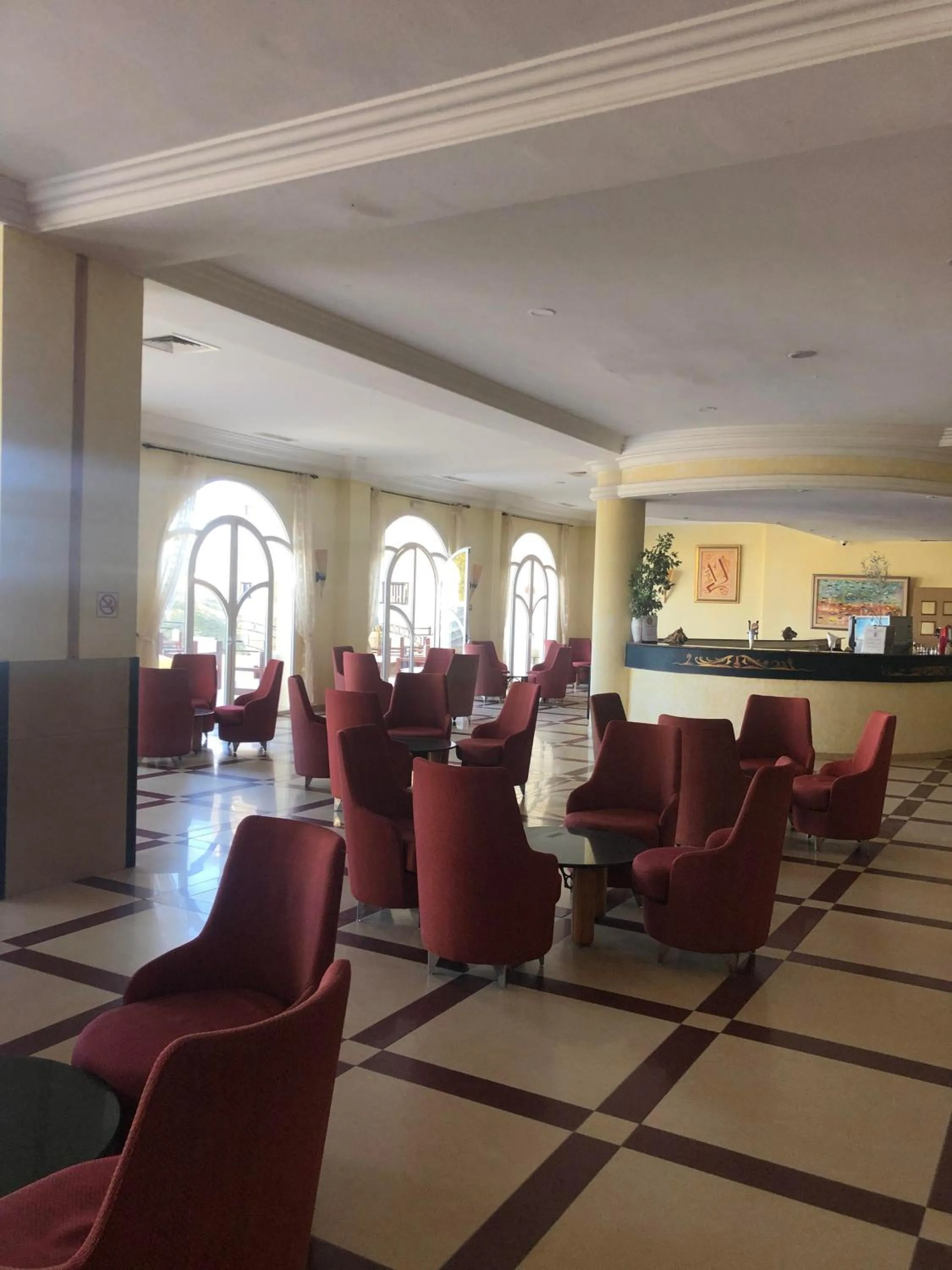 Seating area in Eden Star Resort