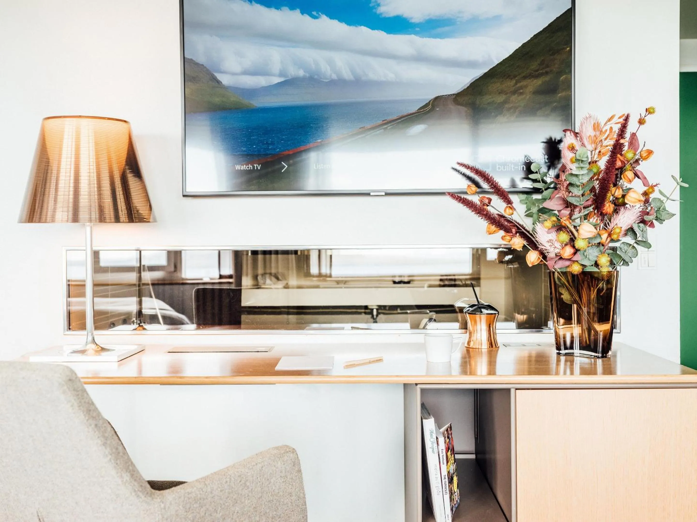 Living room in Hotel Føroyar