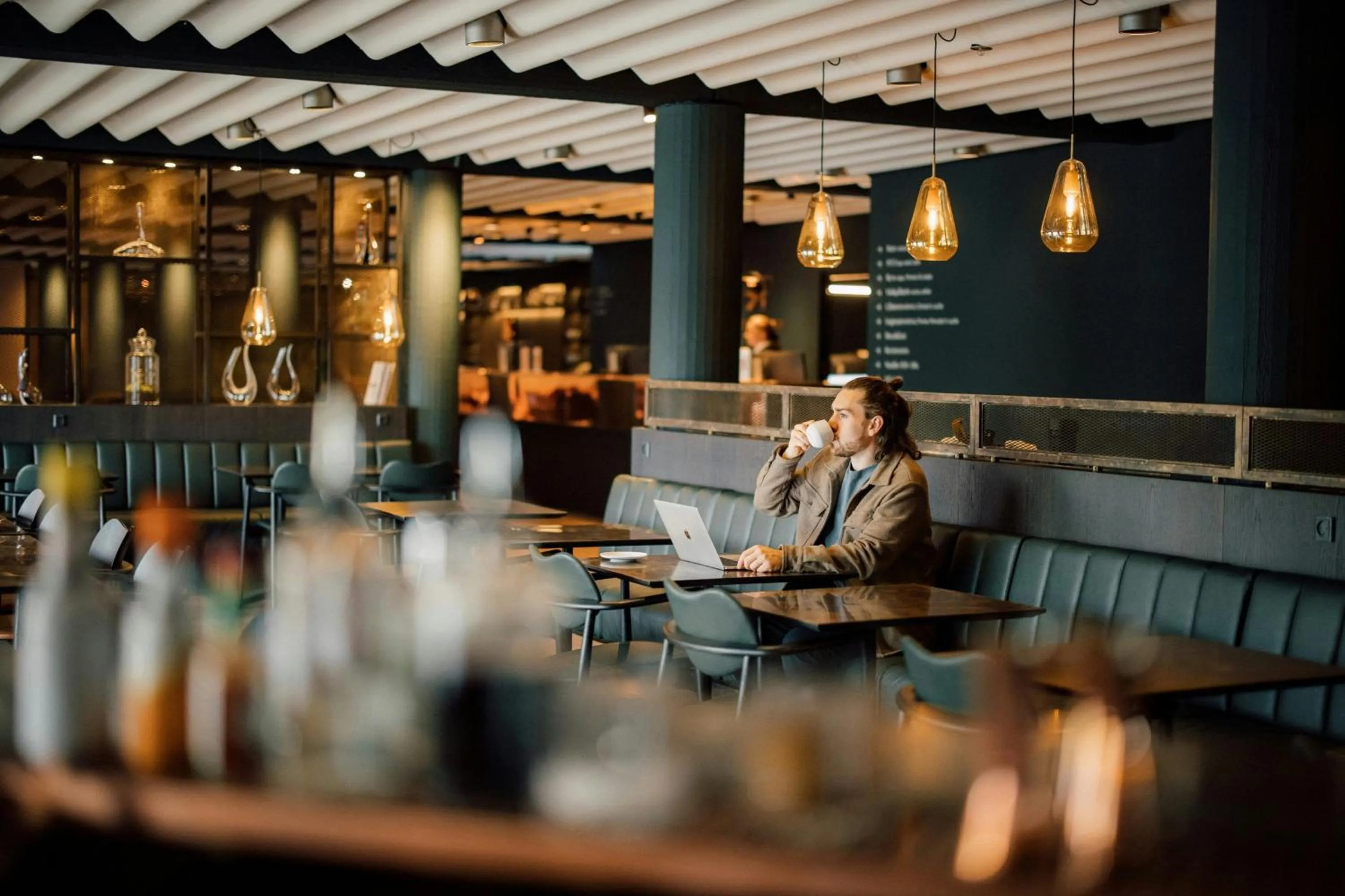 Lounge or bar in Hotel Føroyar