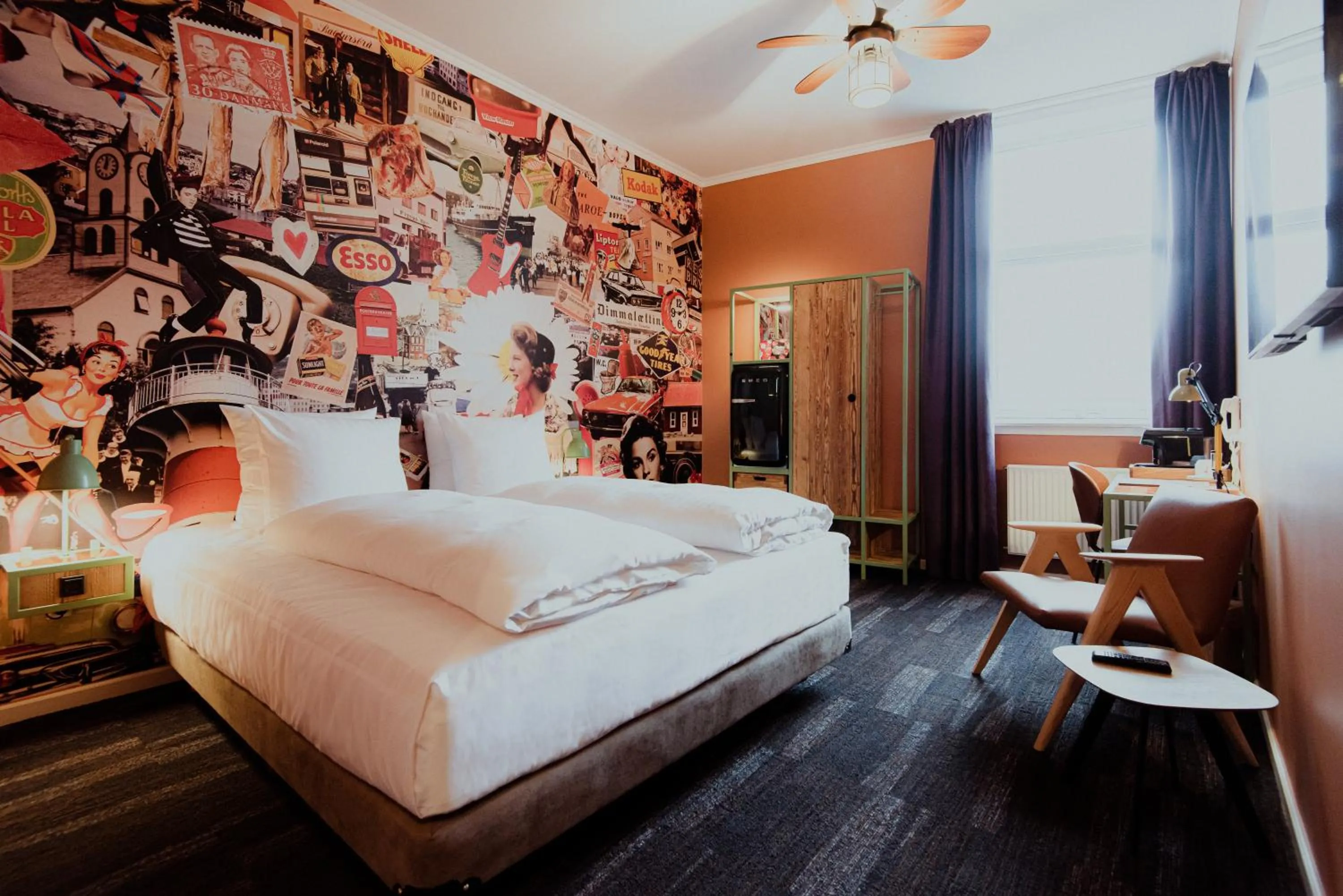 Bedroom, Bed in Hotel Hafnia