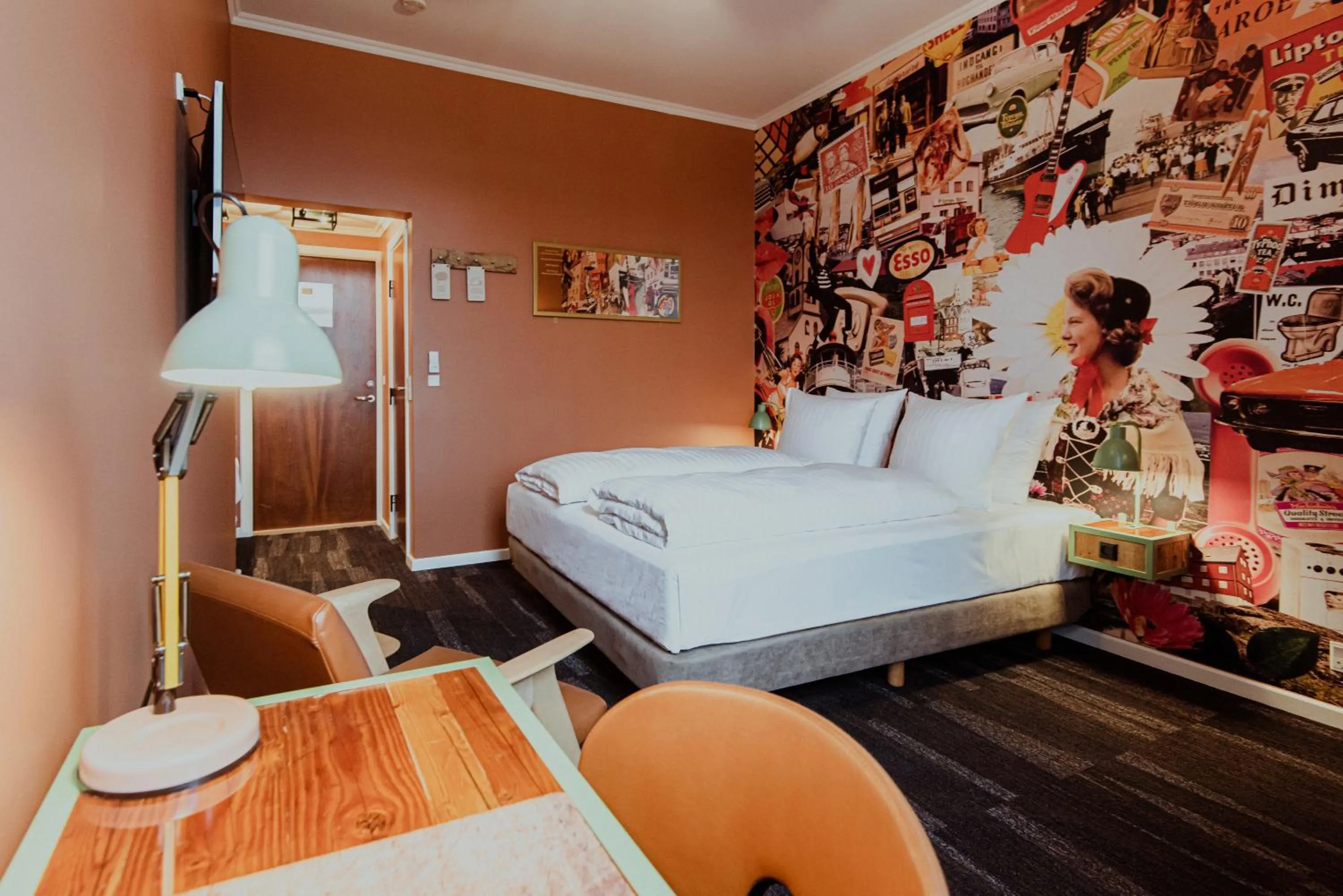 Bedroom, Bed in Hotel Hafnia