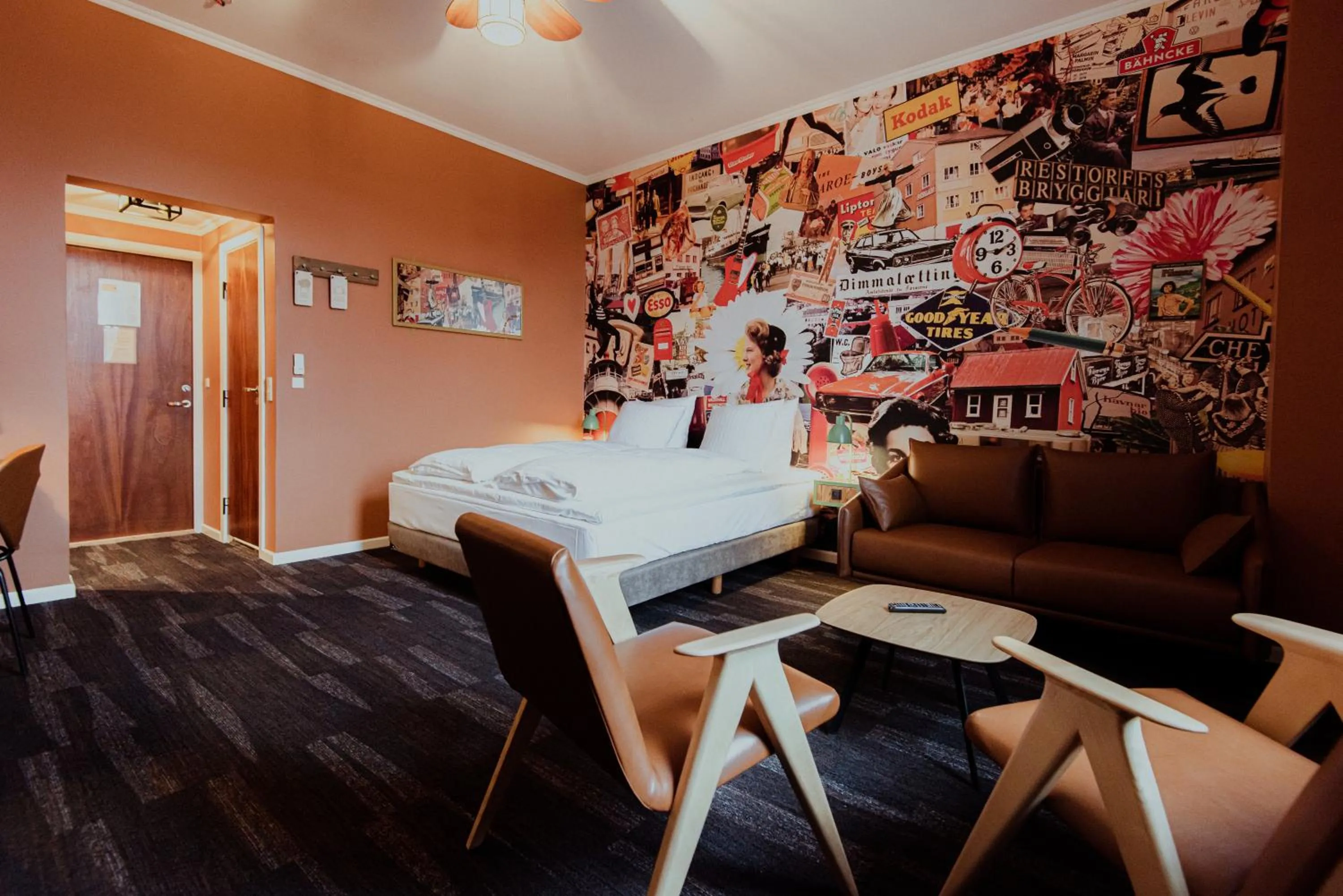 Bedroom, Bed in Hotel Hafnia