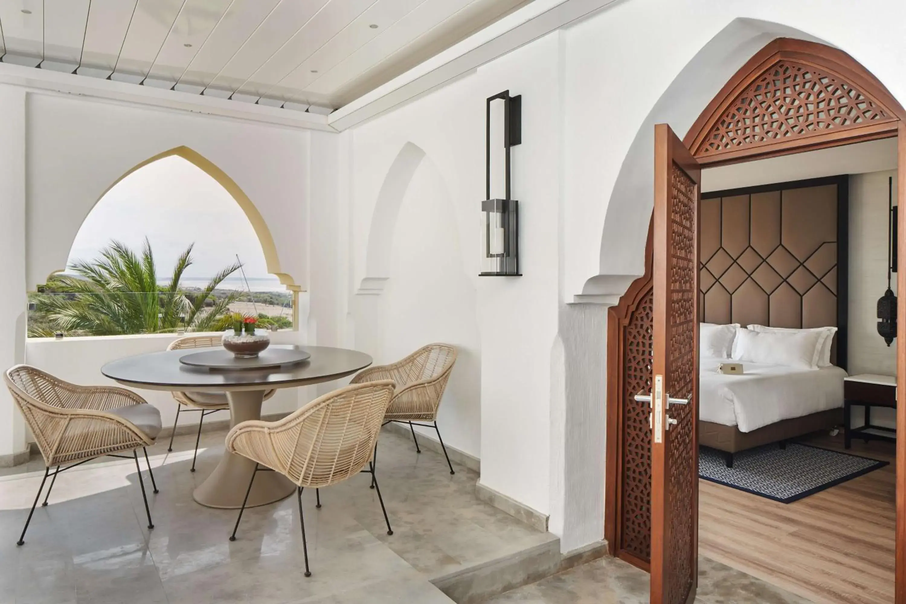 Bedroom, Bed in Mazagan Beach & Golf Resort Bedroom, Bed in Mazagan Beach & Golf Resort