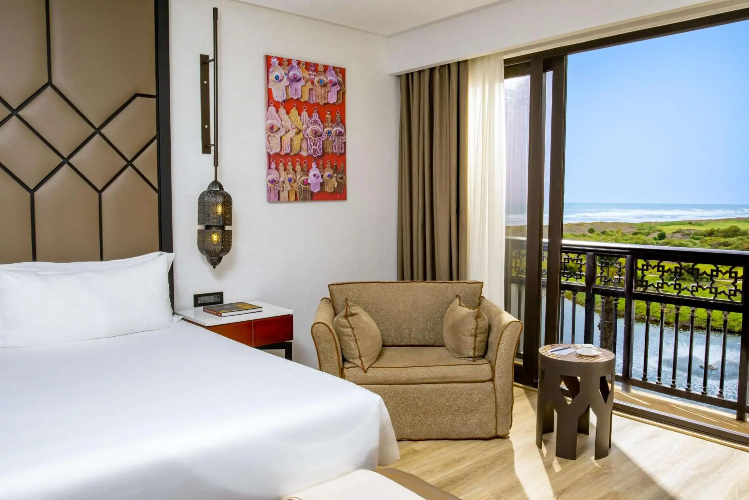 Bedroom, Bed in Mazagan Beach & Golf Resort Bedroom, Bed in Mazagan Beach & Golf Resort