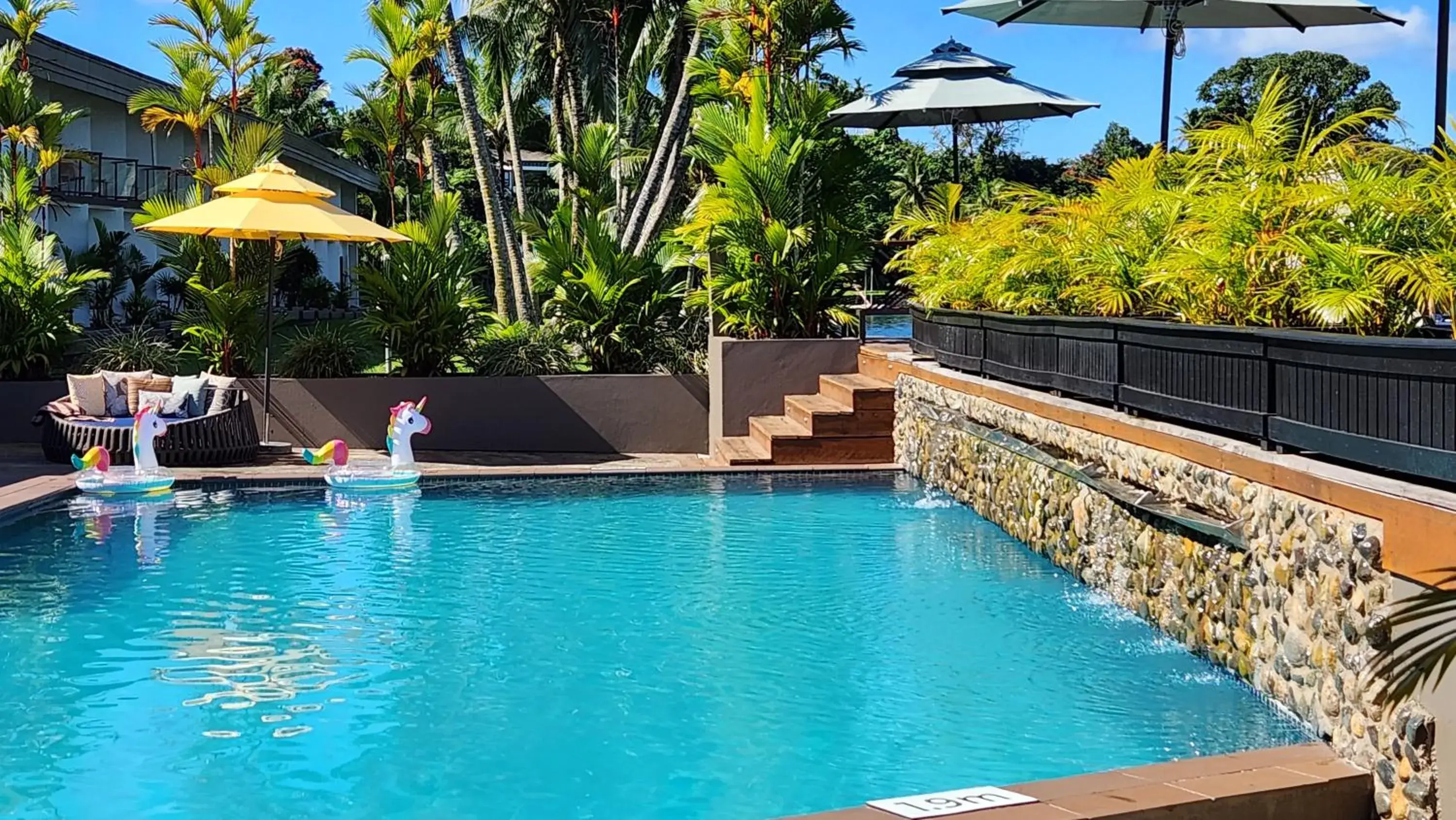 Swimming pool in Novotel Suva Lami Bay Swimming pool in Novotel Suva Lami Bay