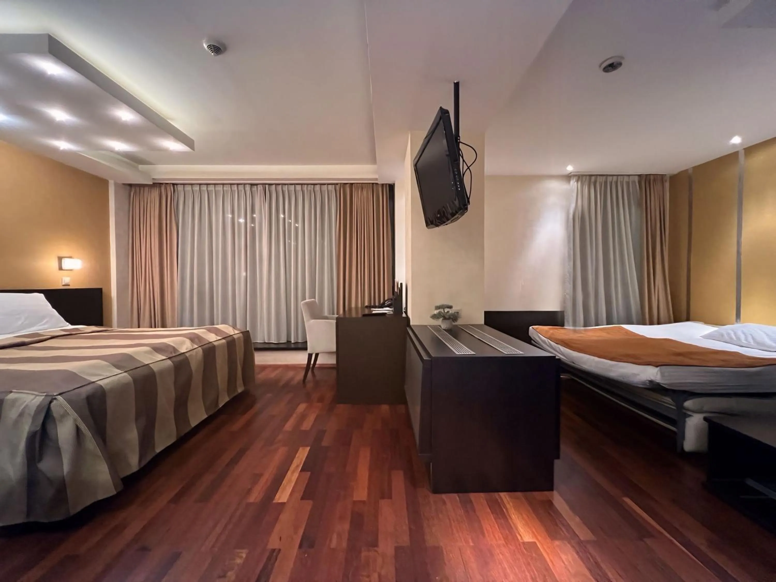 Bed in City Boutique Hotel