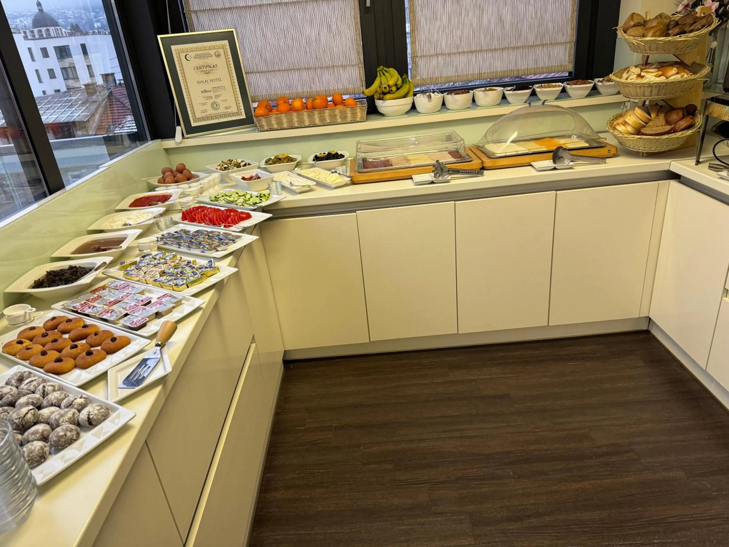 Buffet breakfast in City Boutique Hotel