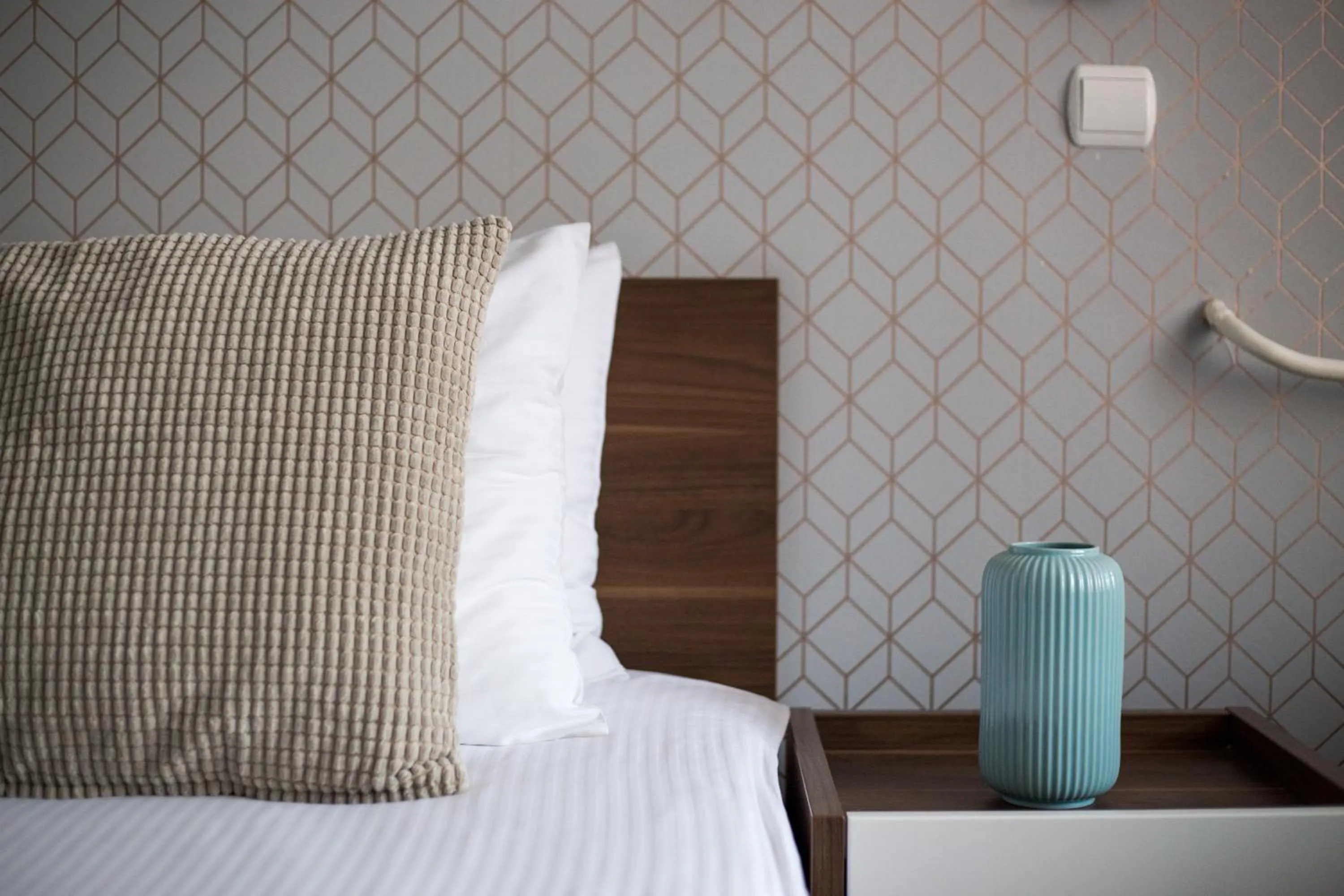 Bed in Balkan Hotel Garni