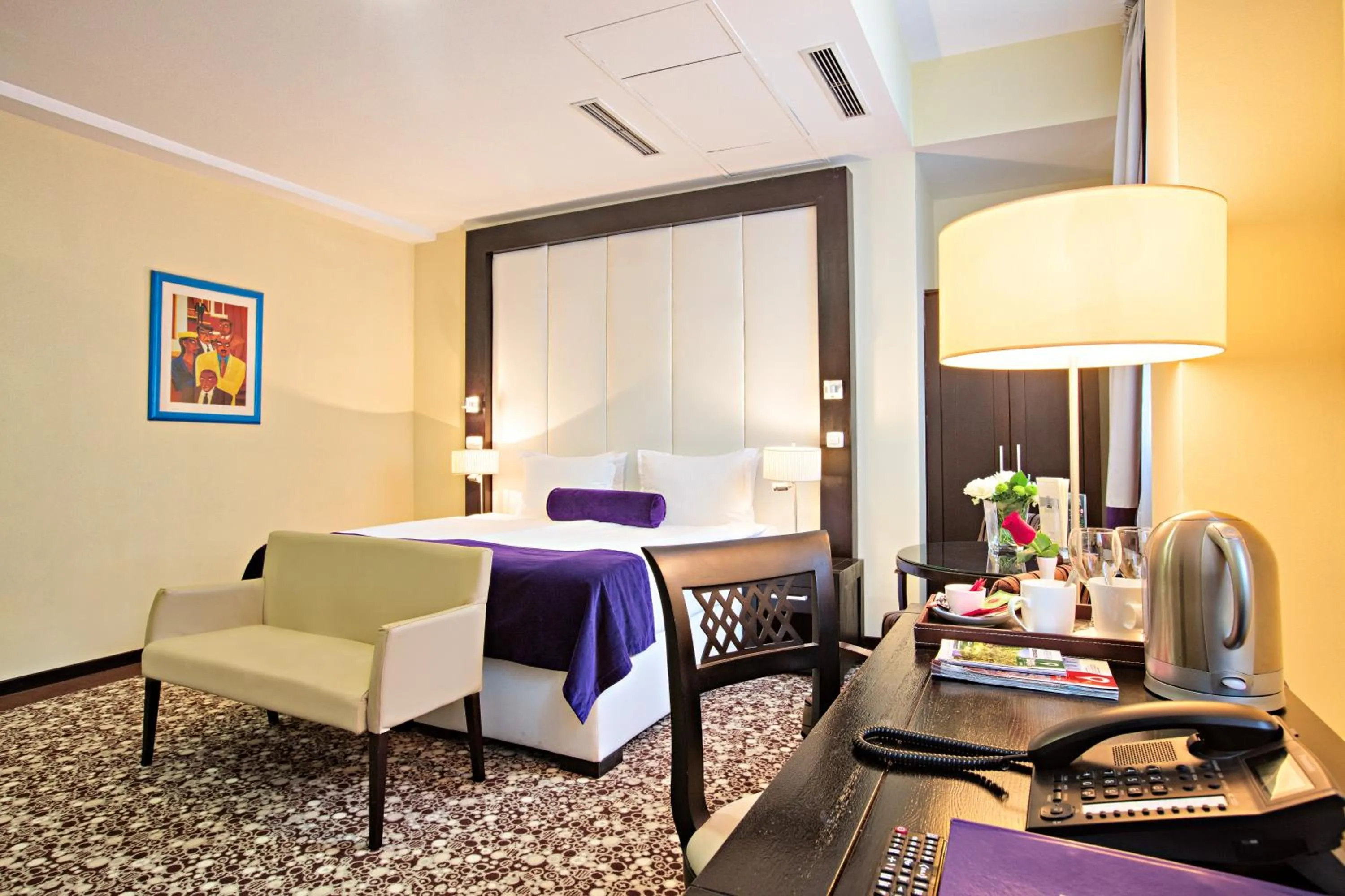 Bed in Hotel Central Sarajevo - Gym, Pool & Spa