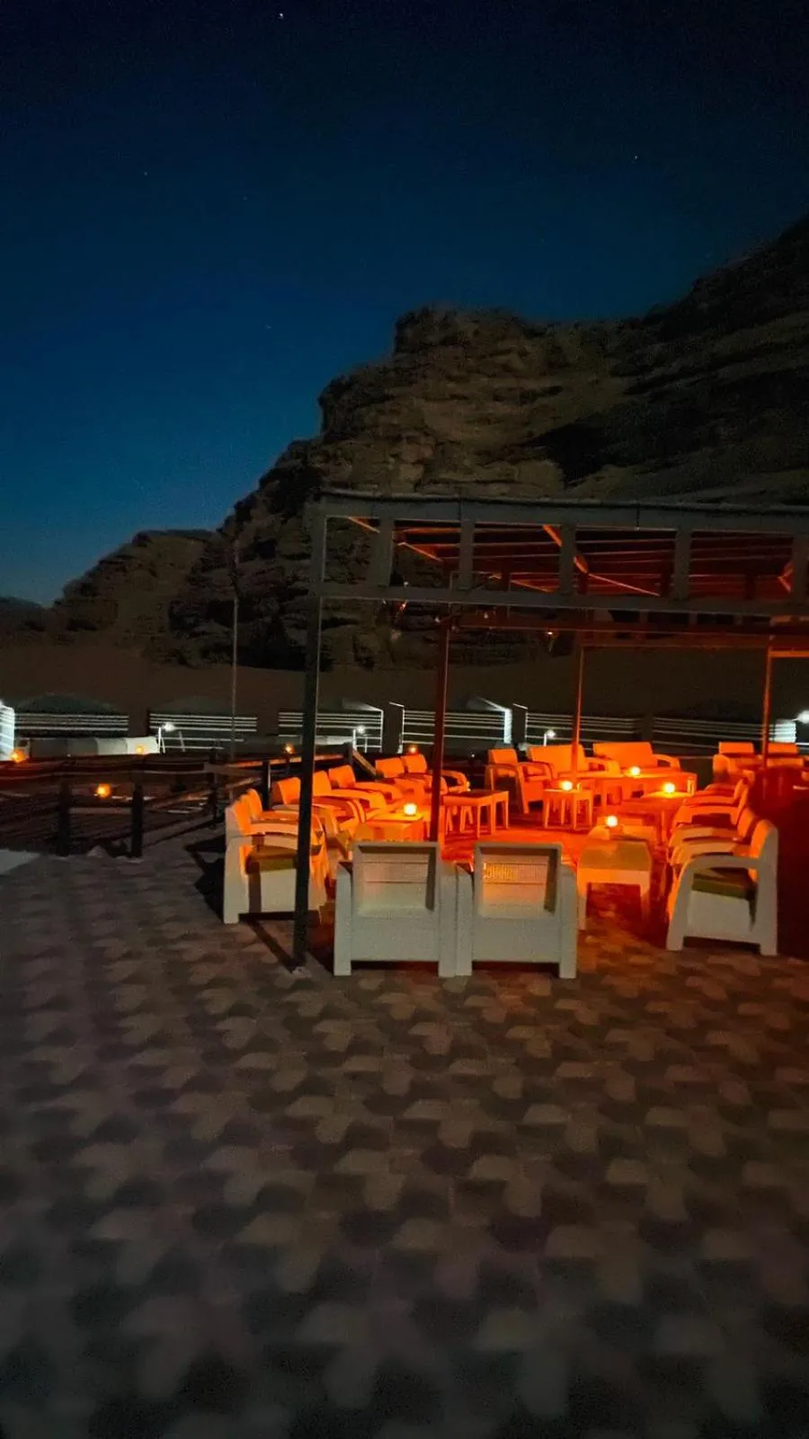 Balcony/Terrace in Wadi Rum Majestic Camp