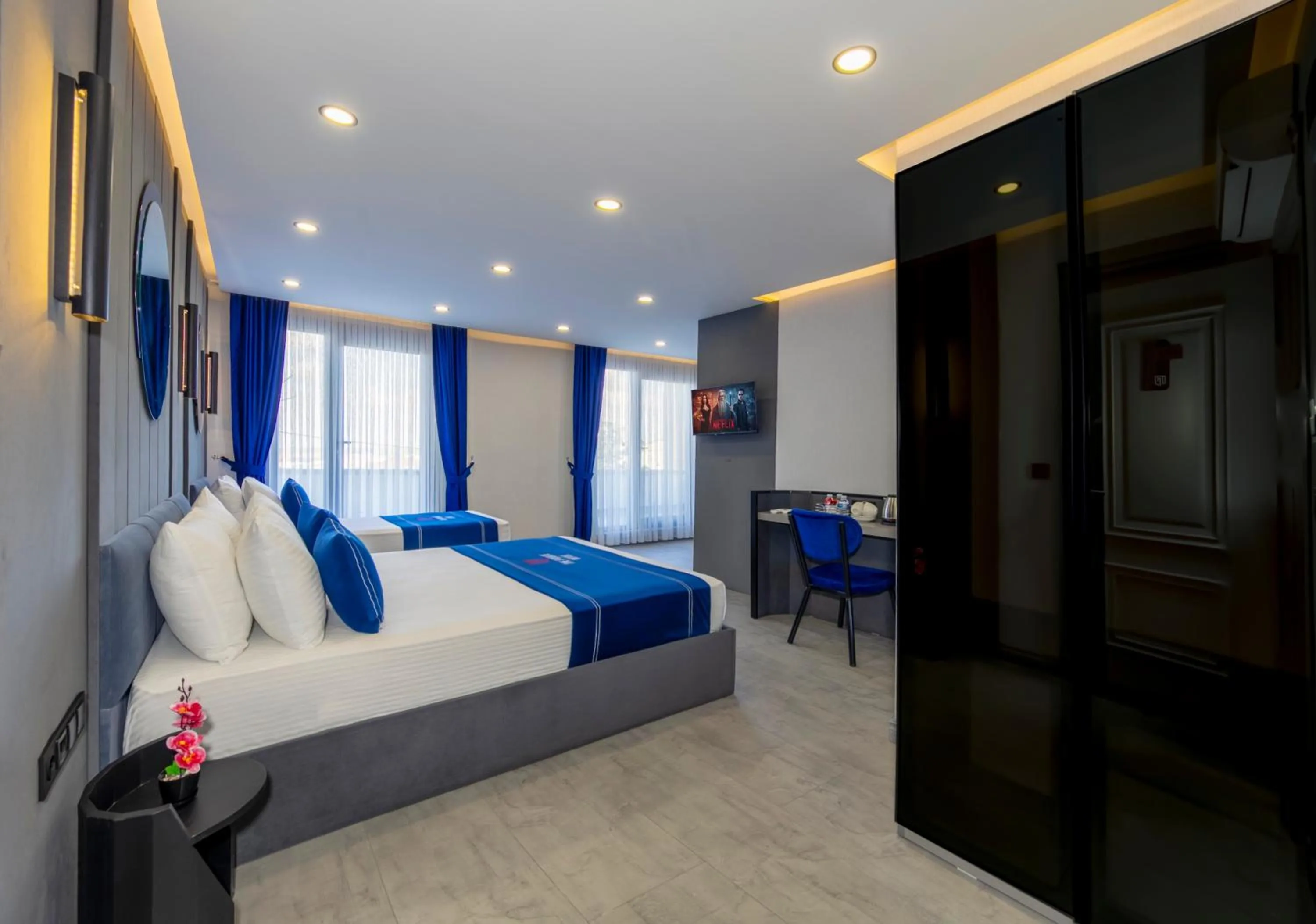 Bed in The Private Airport Hotel