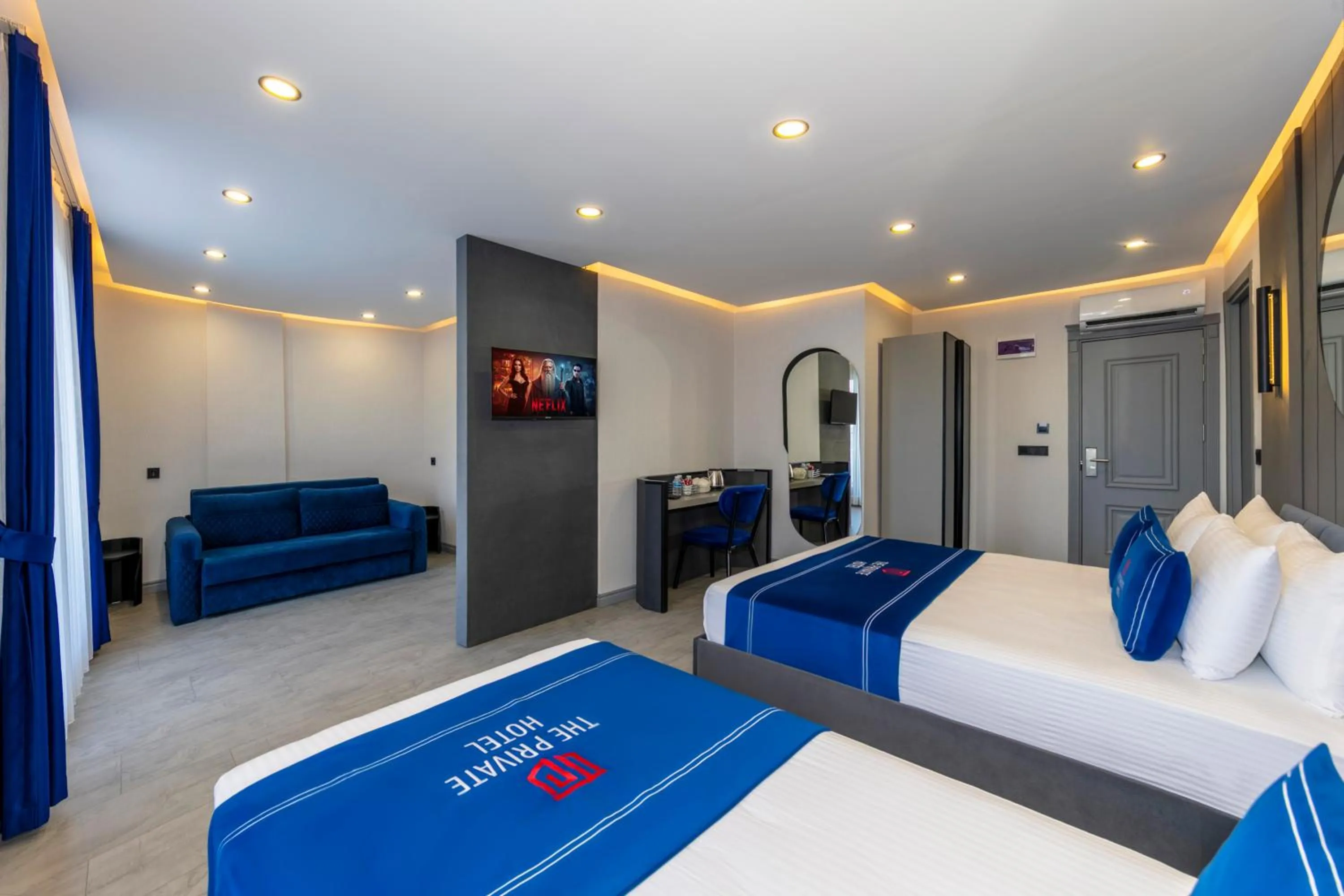 Bed in The Private Airport Hotel