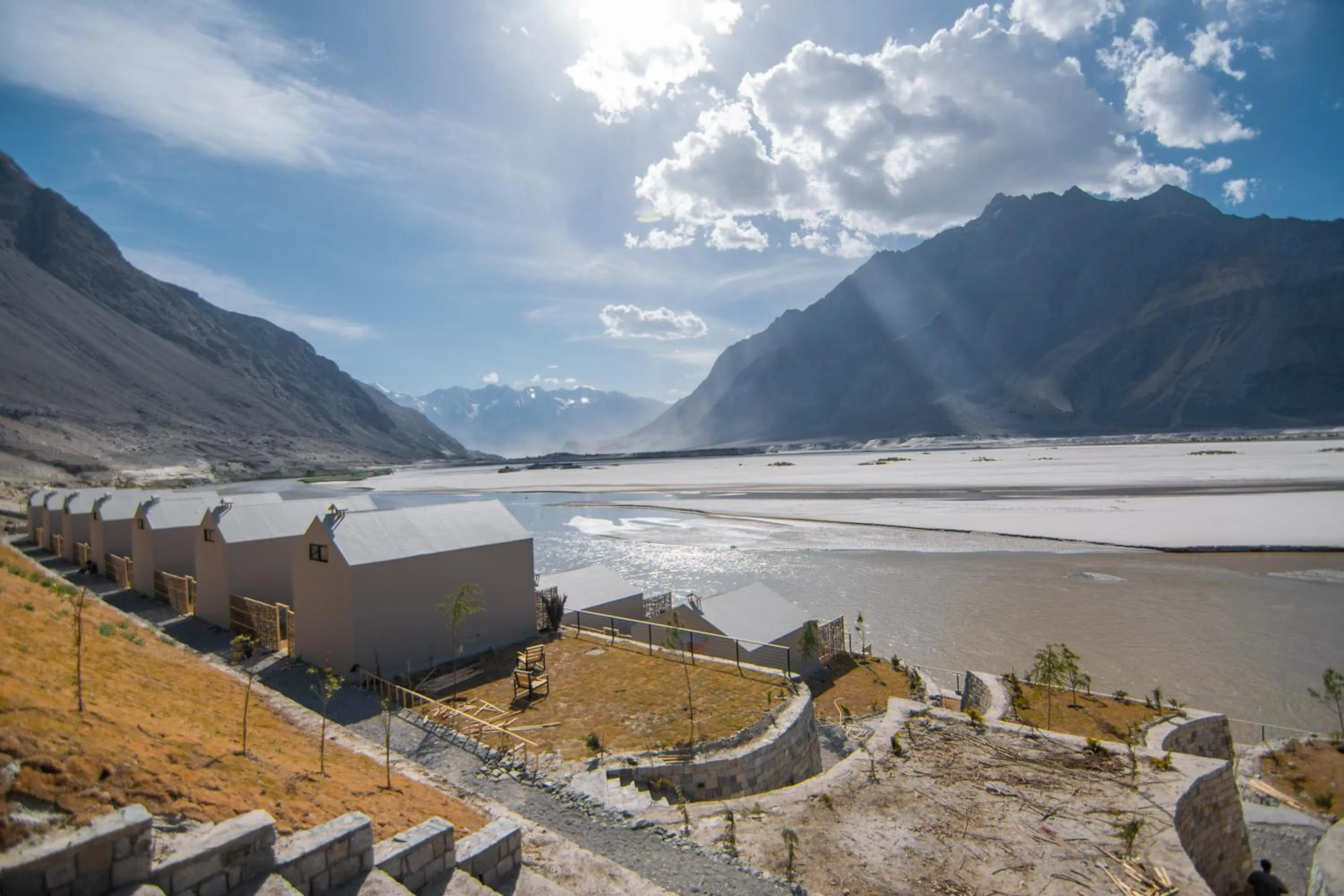 Natural landscape in Khoj Resorts Shigar