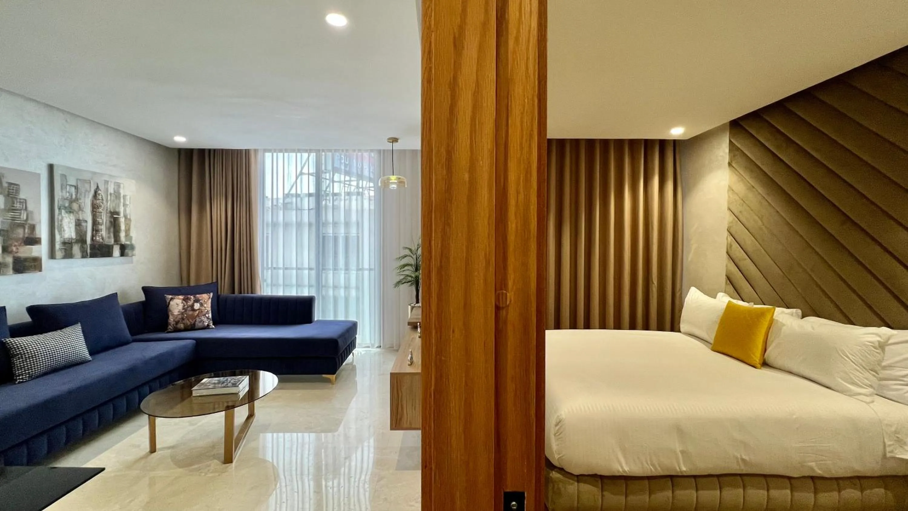 Photo of the whole room, Bed in ZEN Suites Hotel Massira