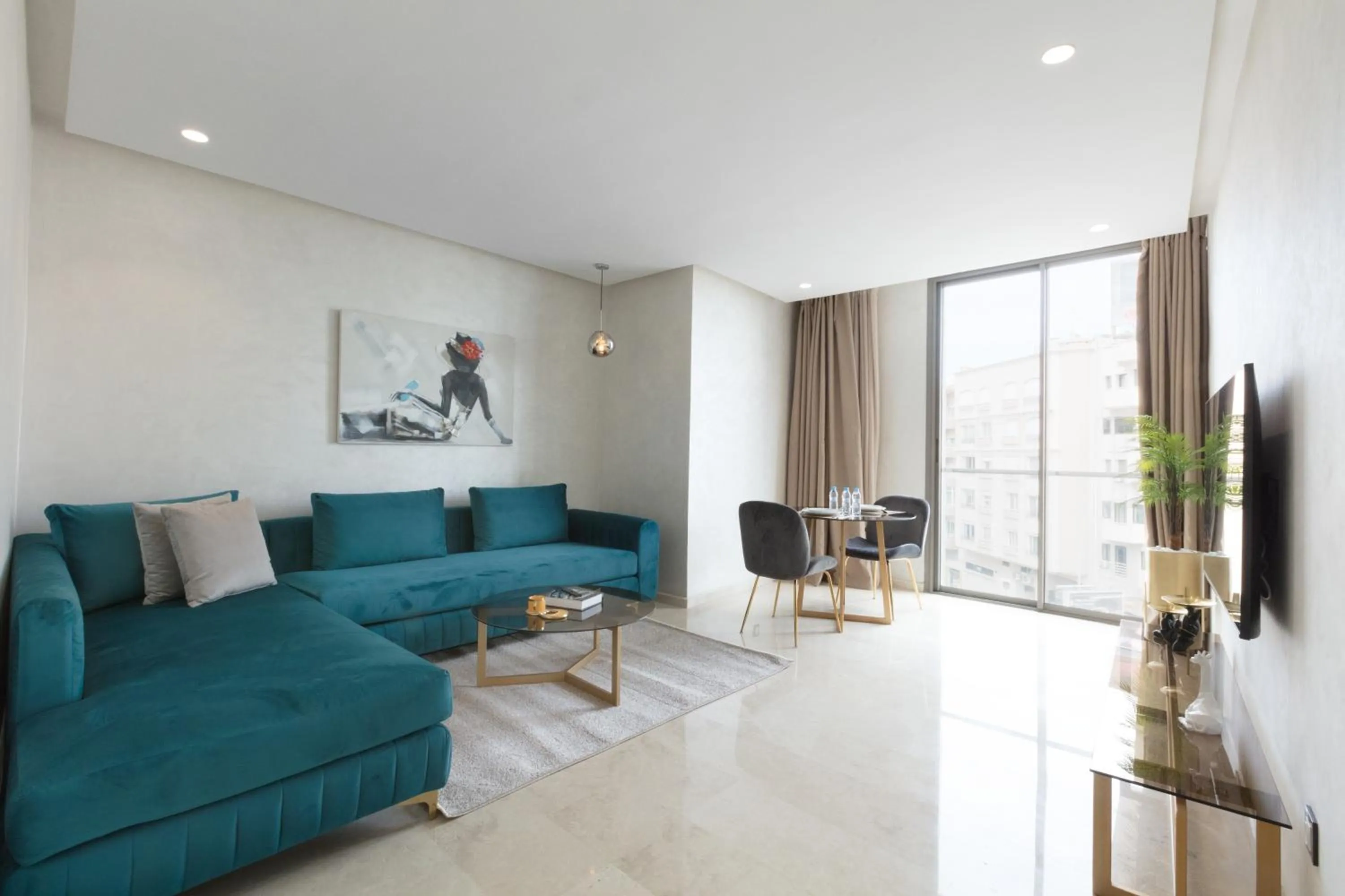 Living room in ZEN Suites Hotel Massira