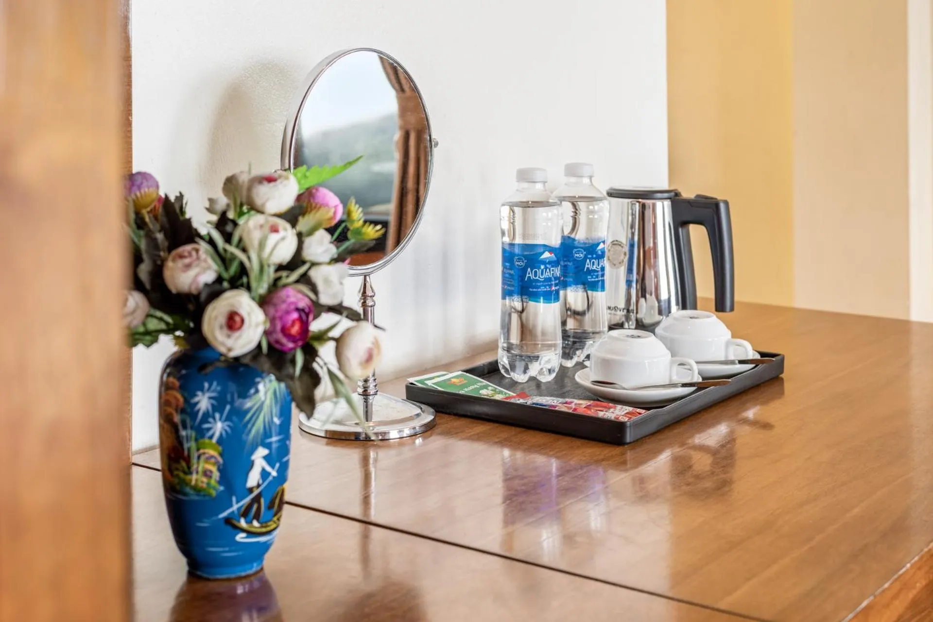 Coffee/tea facilities in Tiger Sapa hotel