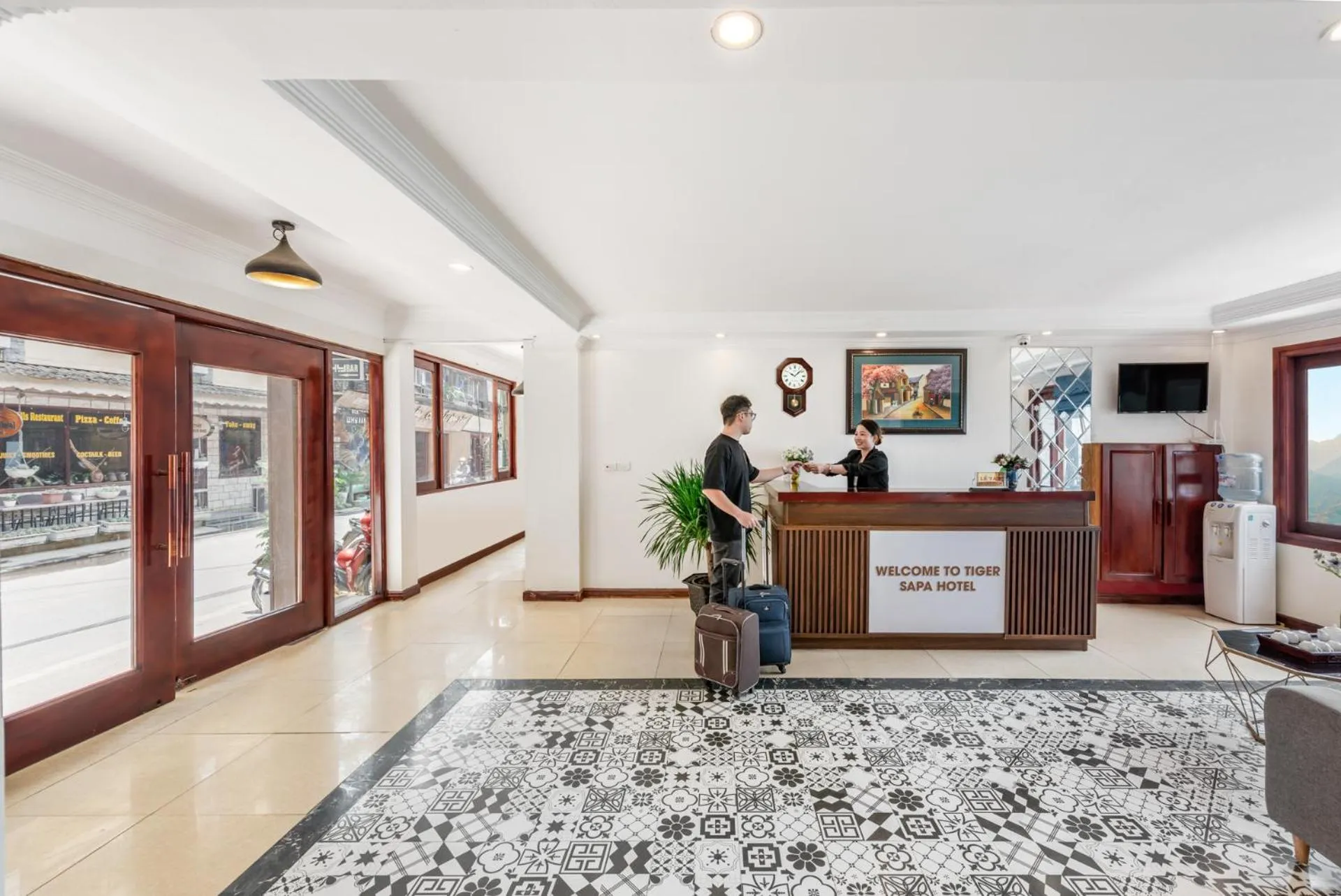 Staff in Tiger Sapa hotel