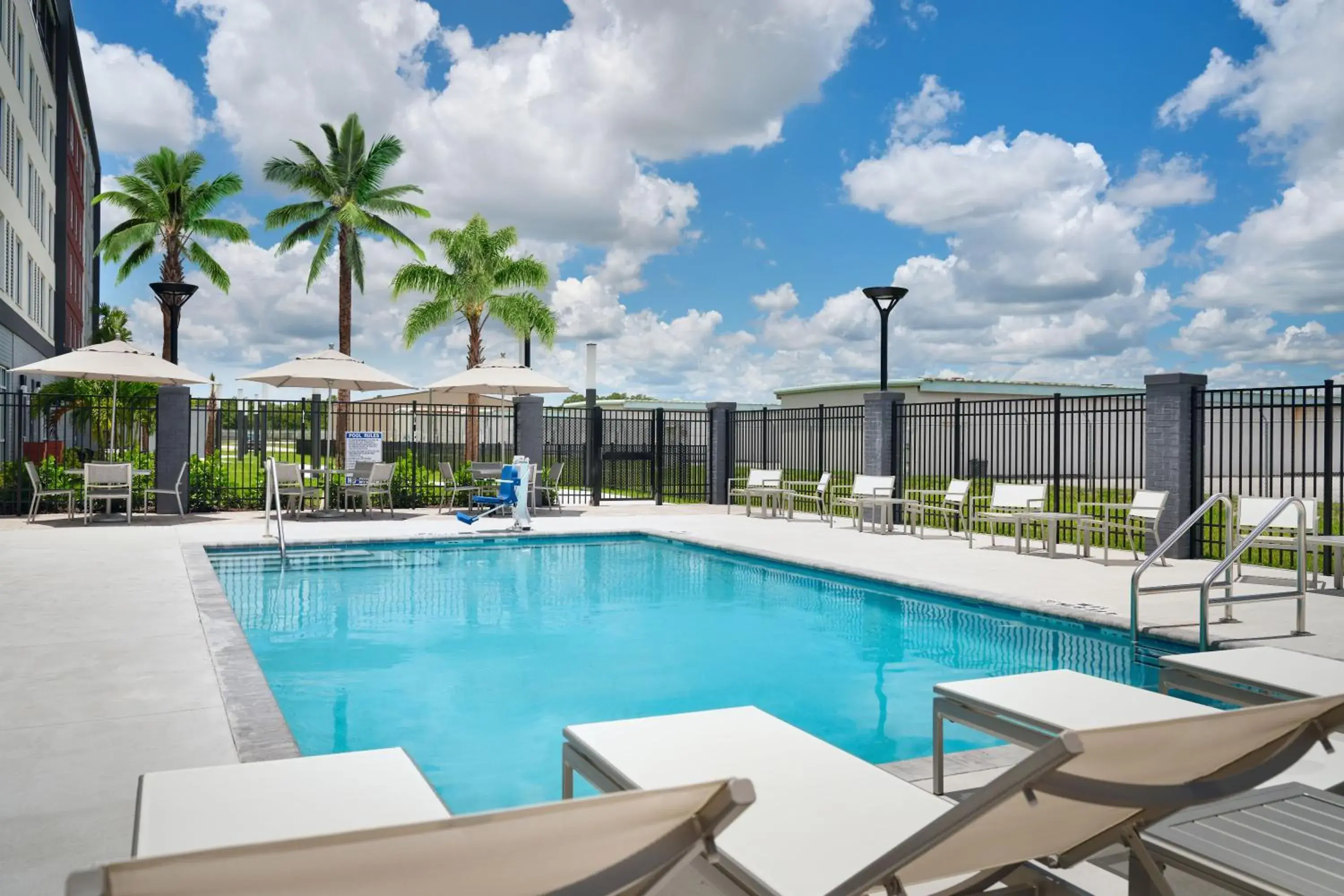 Swimming pool in Hyatt Place Melbourne Airport, Fl Swimming pool in Hyatt Place Melbourne Airport, Fl
