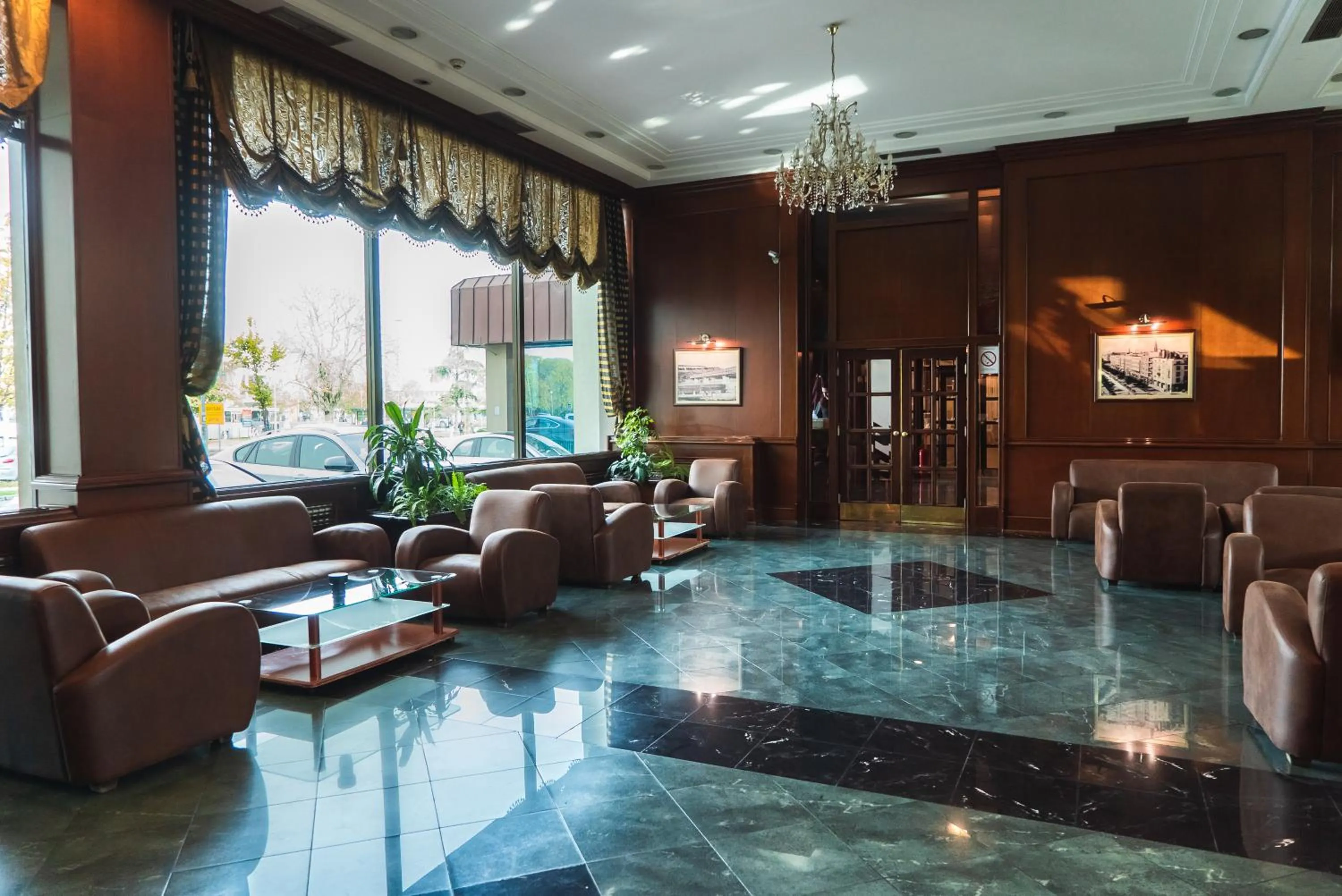 Lobby or reception in Hotel Novi Sad
