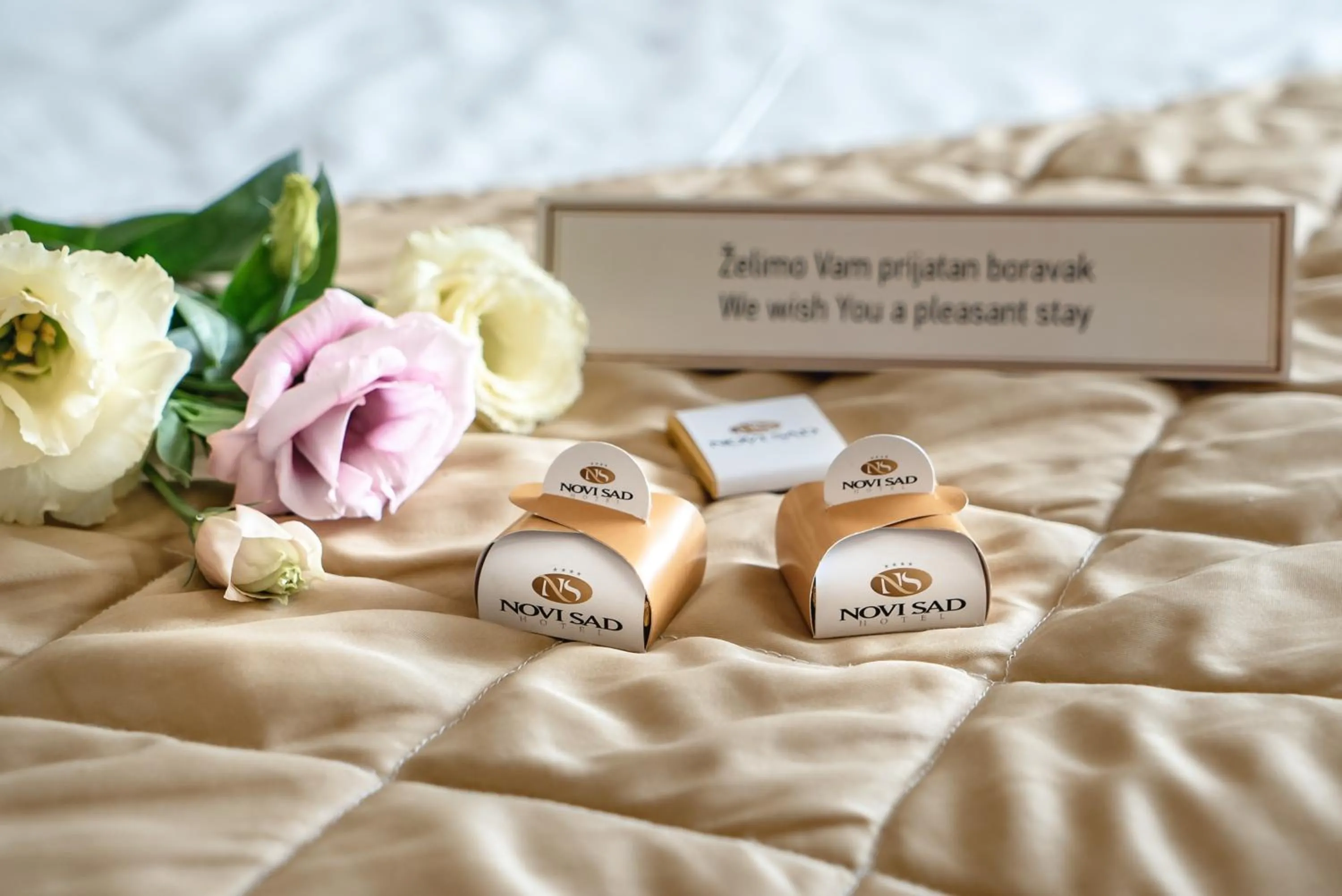 Bed in Hotel Novi Sad