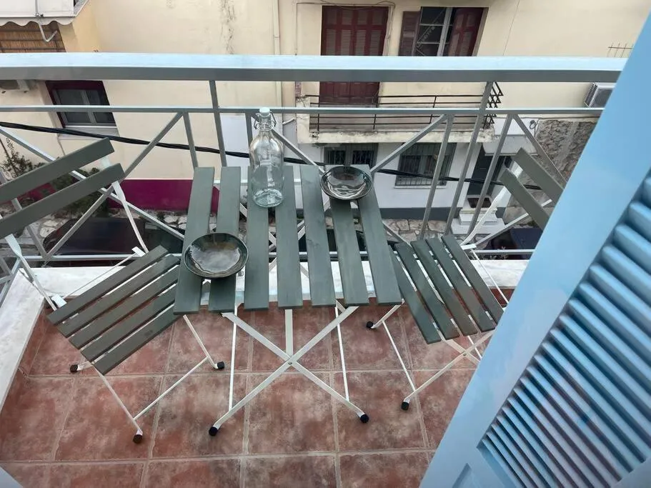 Balcony/Terrace in Cute apartment at the foot of lycabettus hill