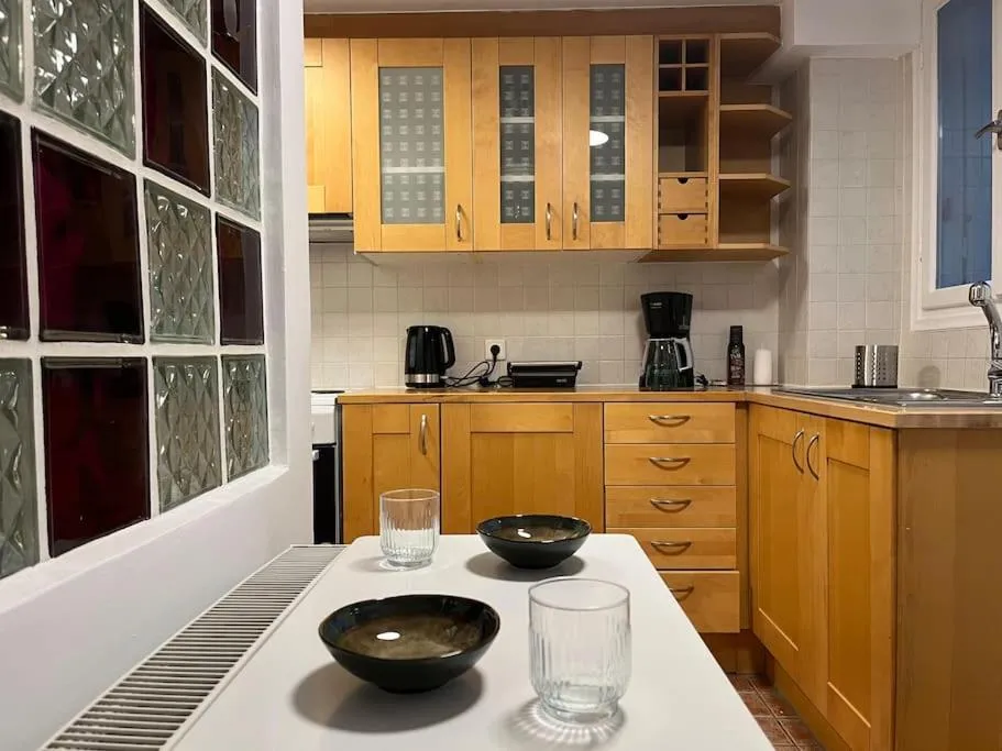 Kitchen or kitchenette in Cute apartment at the foot of lycabettus hill