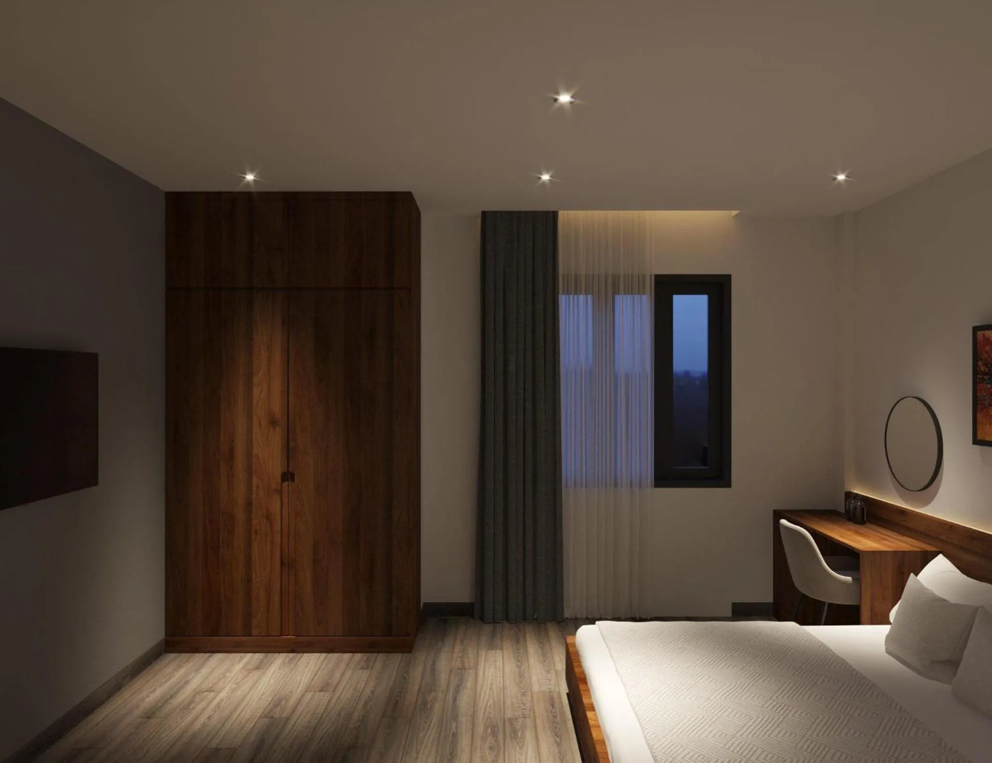 Bed in Hải Âu Hotel