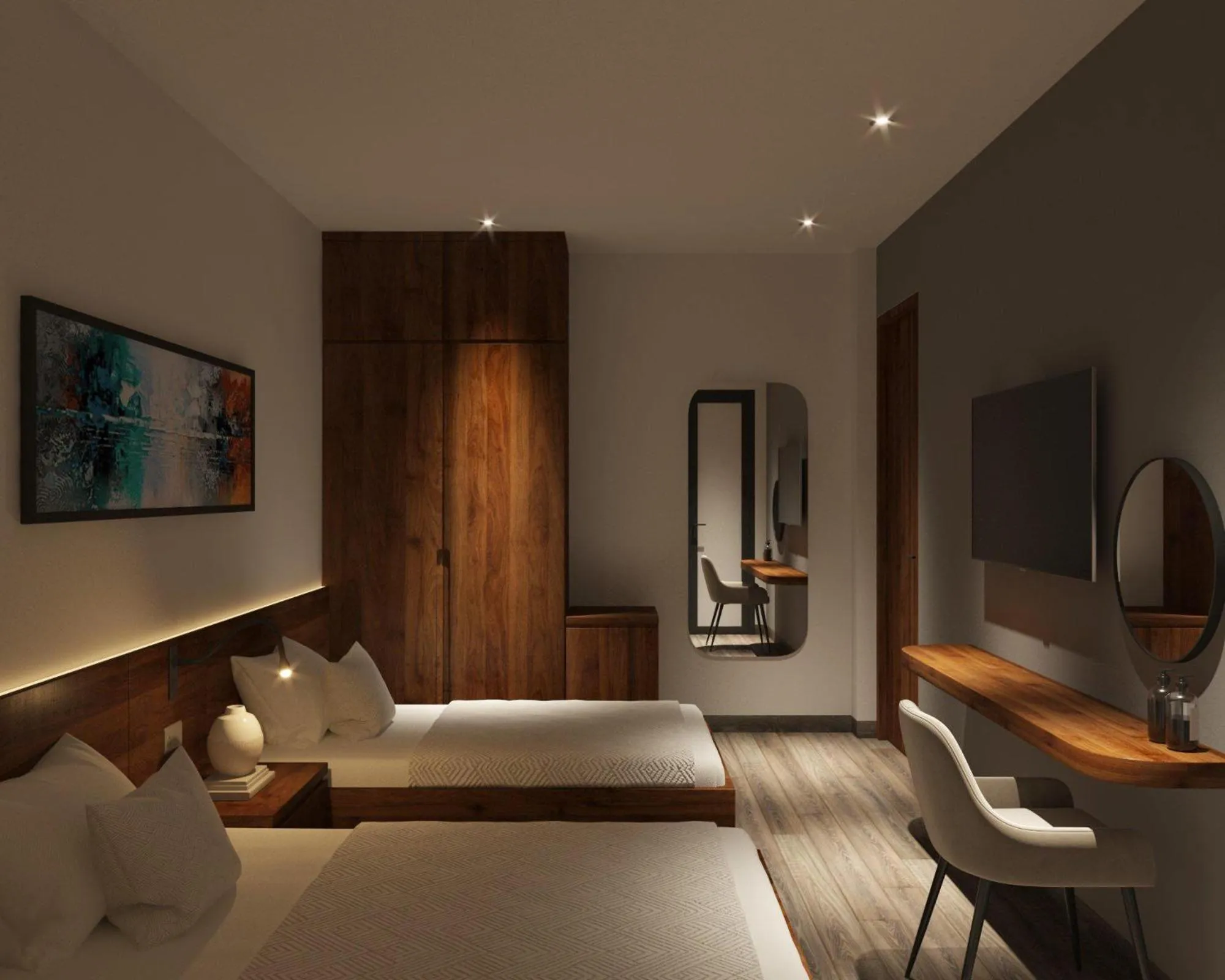 Bed in Hải Âu Hotel