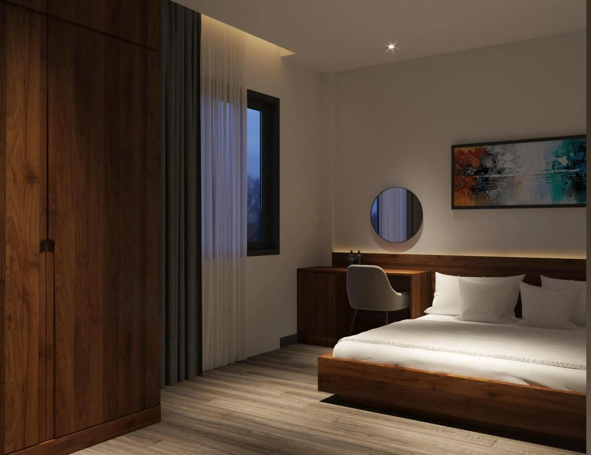 Bed in Hải Âu Hotel