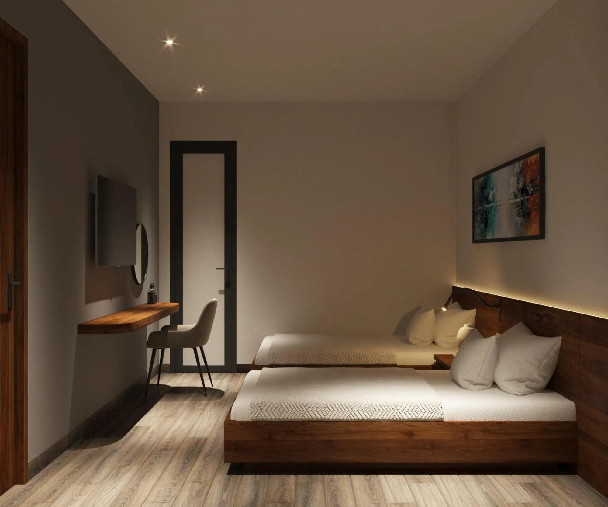 Bed in Hải Âu Hotel