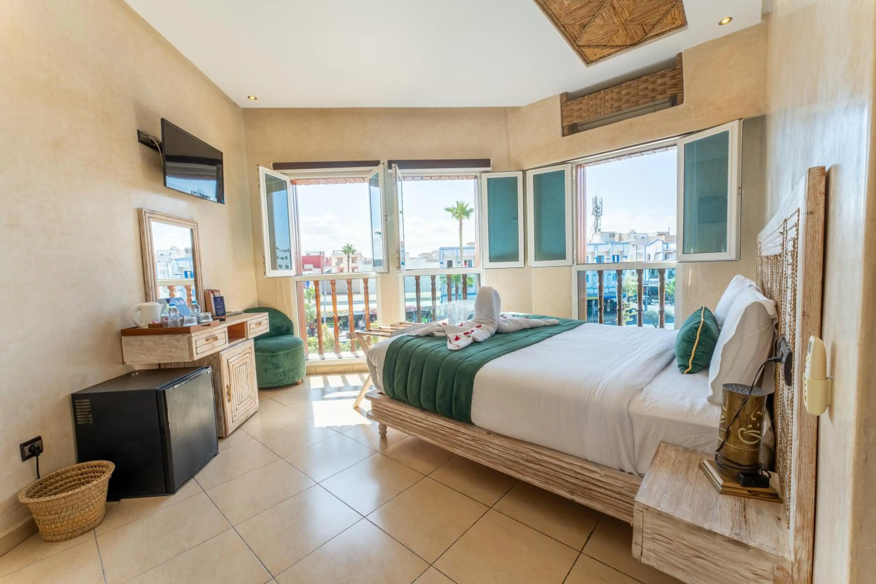 View (from property/room), Bed in Chateau Eden El Rouh & Spa