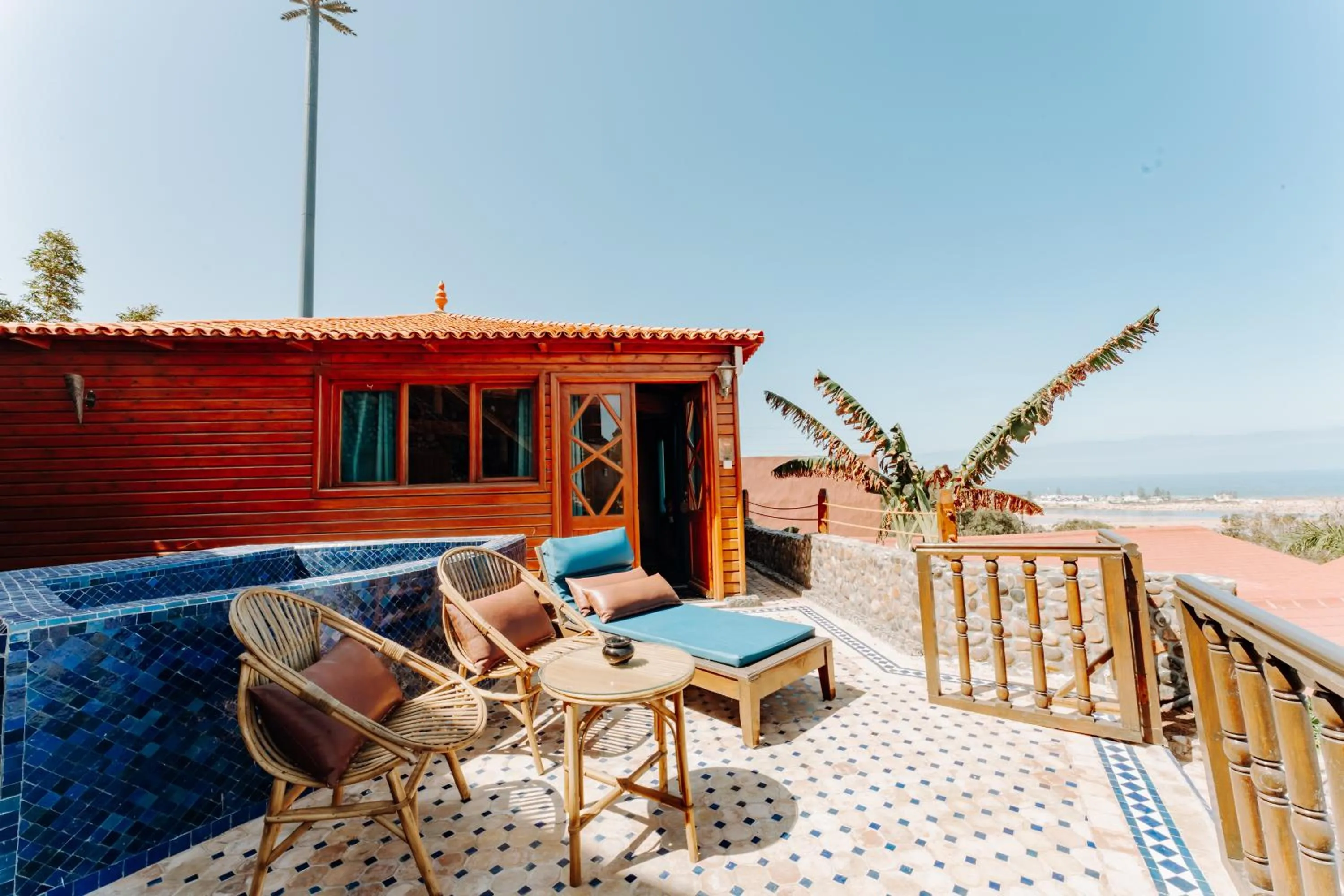 Balcony/Terrace in Chateau Eden El Rouh & Spa