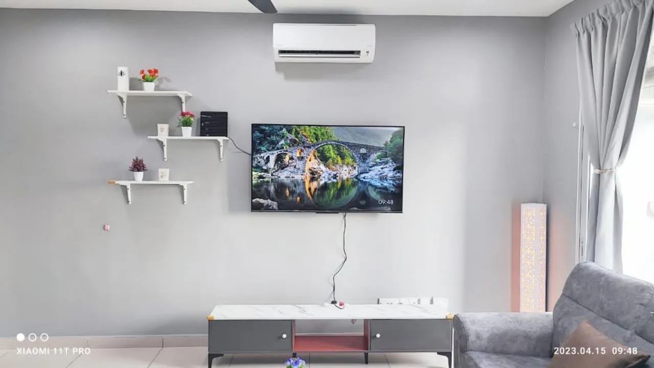 Living room in kakao homestay ipoh town 2parking 3room 10pax wifi