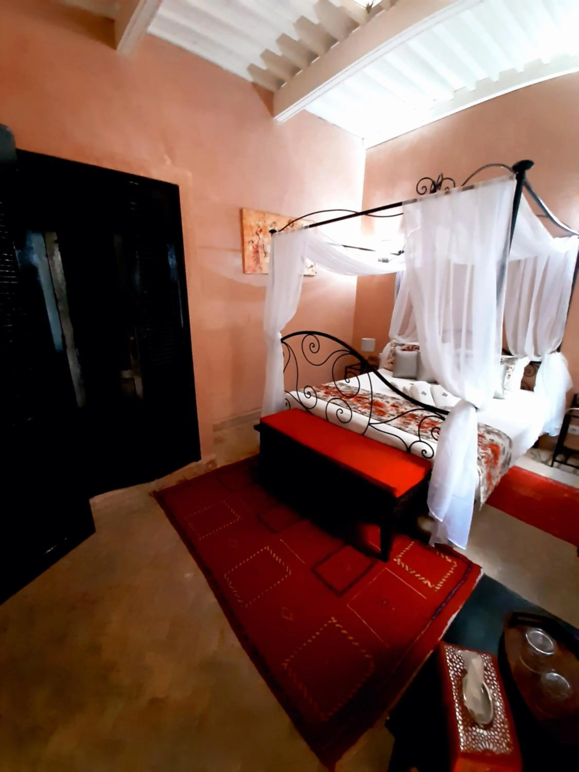 Bed in RIAD DAR ASSALAMA Terrasse Vue Mer