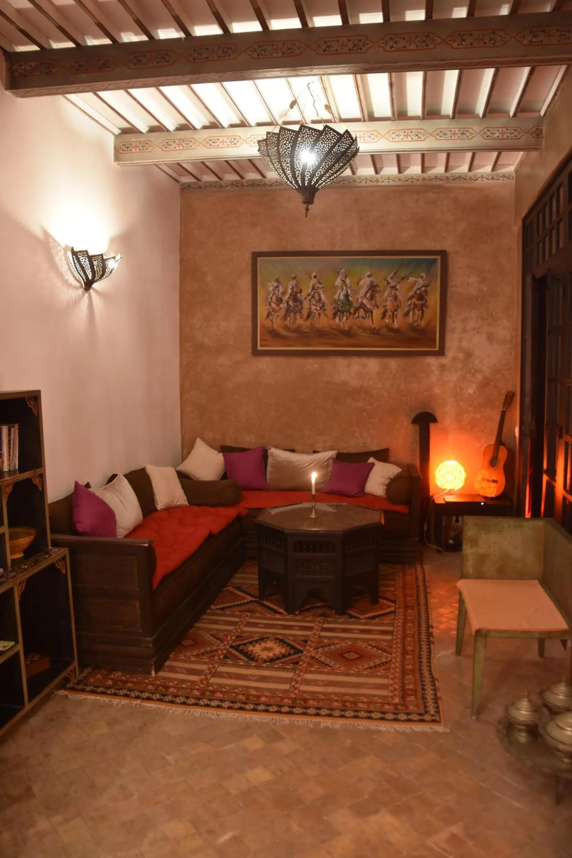 Living room in RIAD DAR ASSALAMA Terrasse Vue Mer