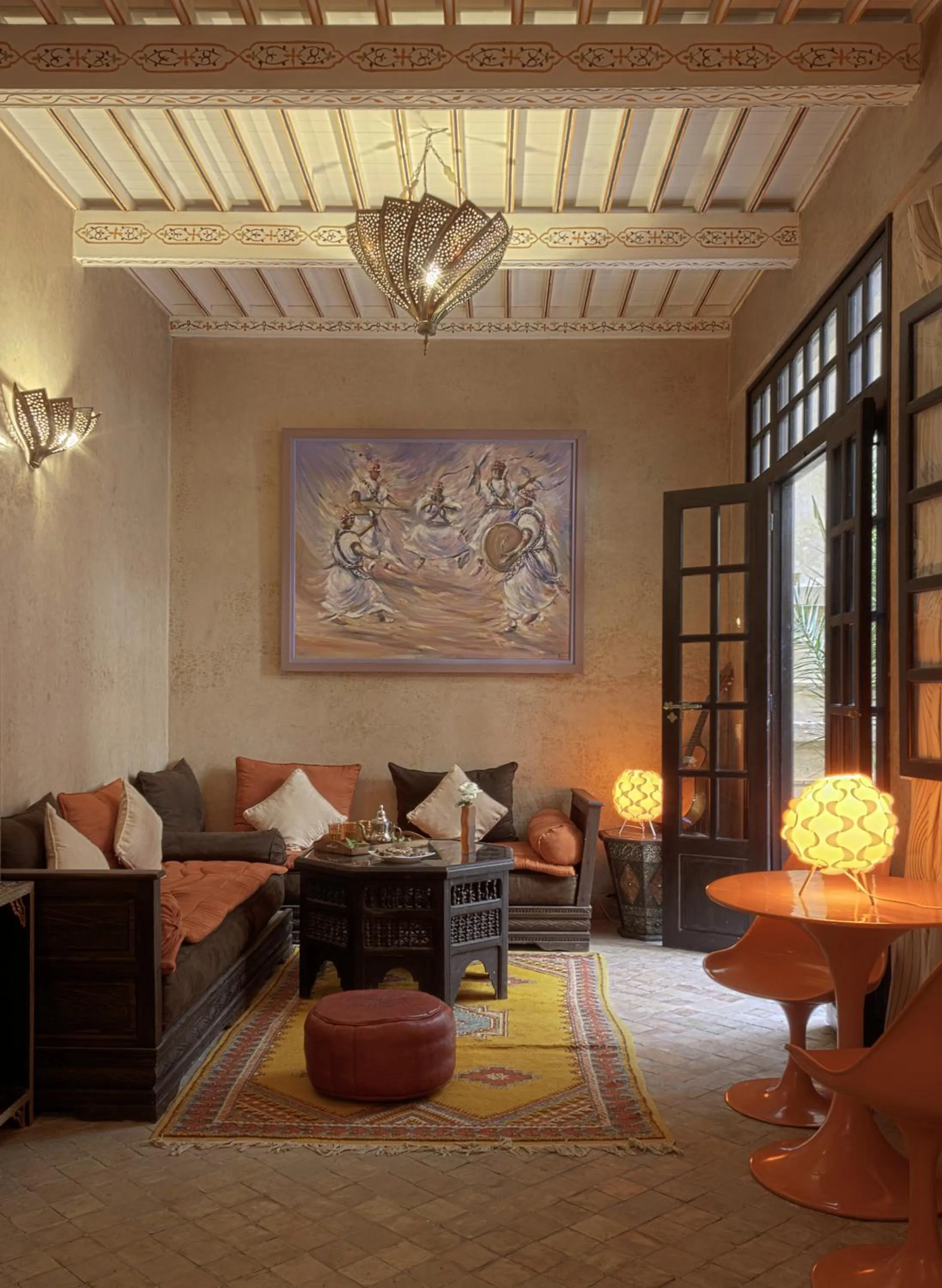 Living room in RIAD DAR ASSALAMA Terrasse Vue Mer