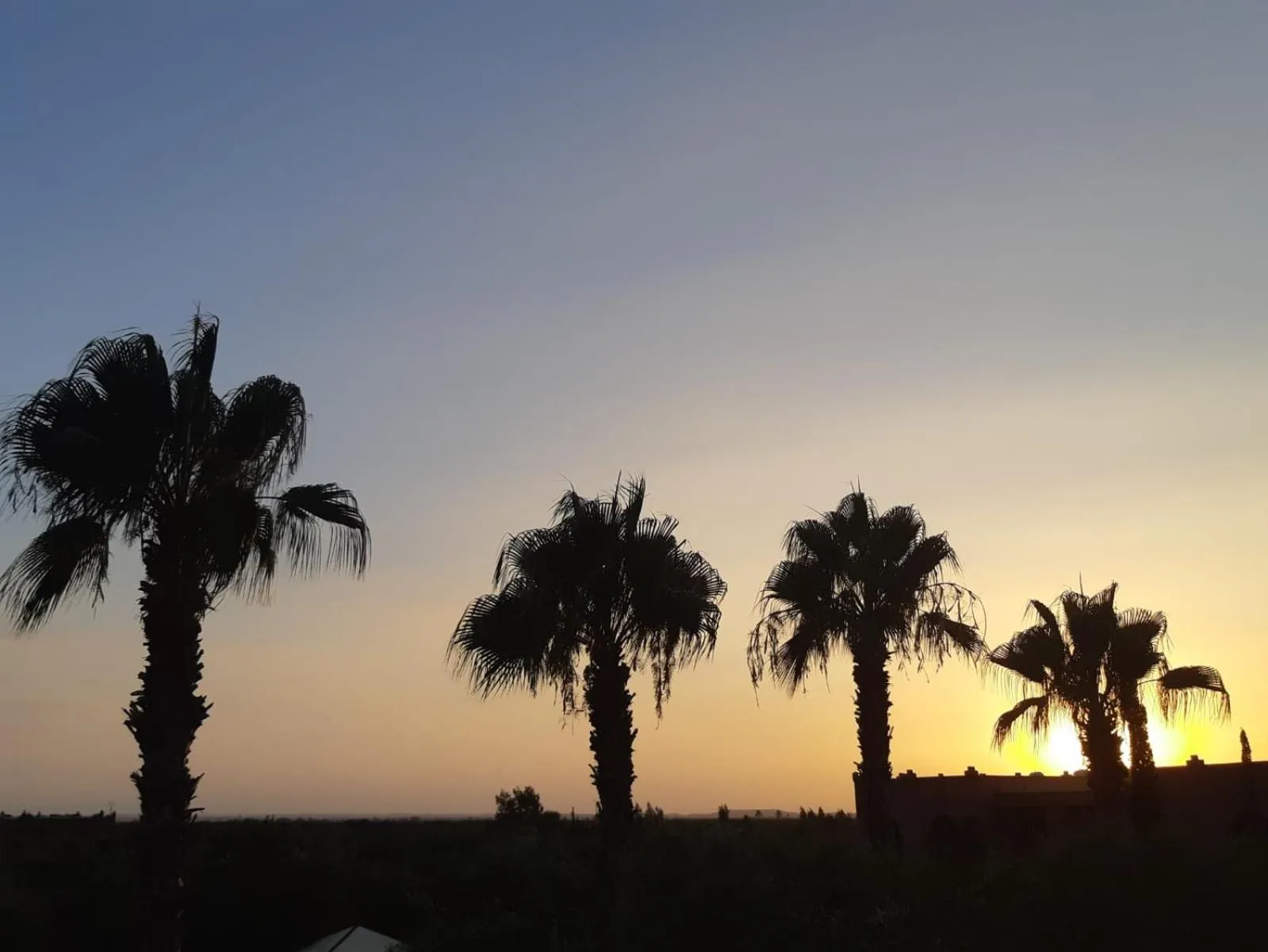 Sunset in Domaine de Tameslohte