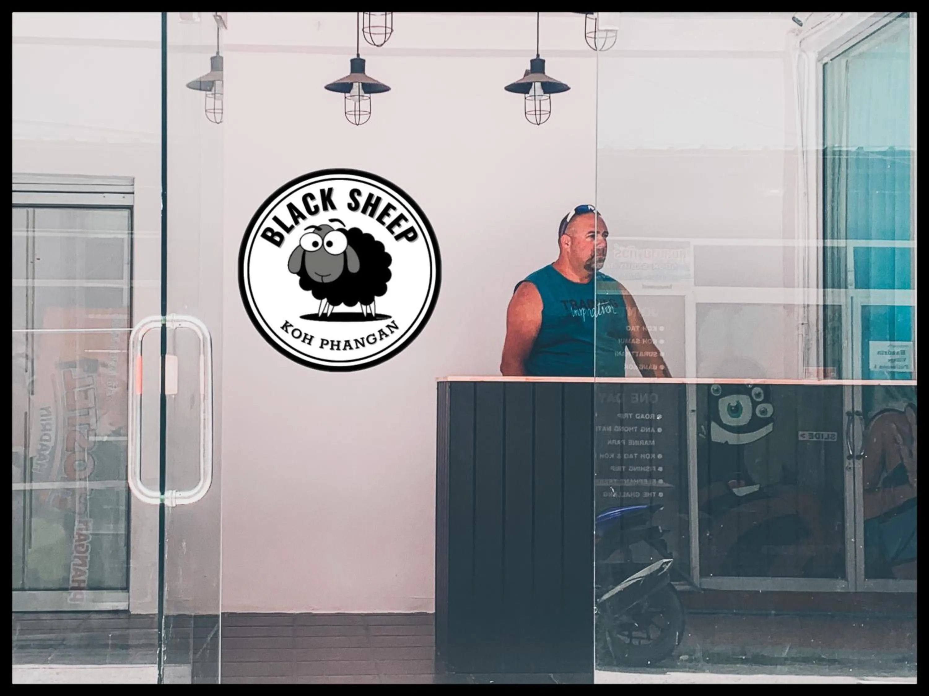 Lobby or reception in The Black Sheep Hostel