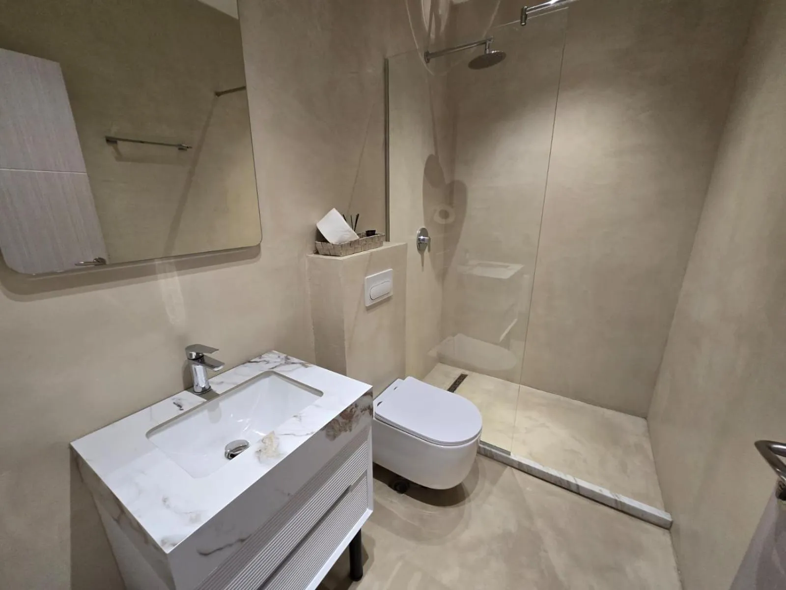 Shower in OKEJ Hotel