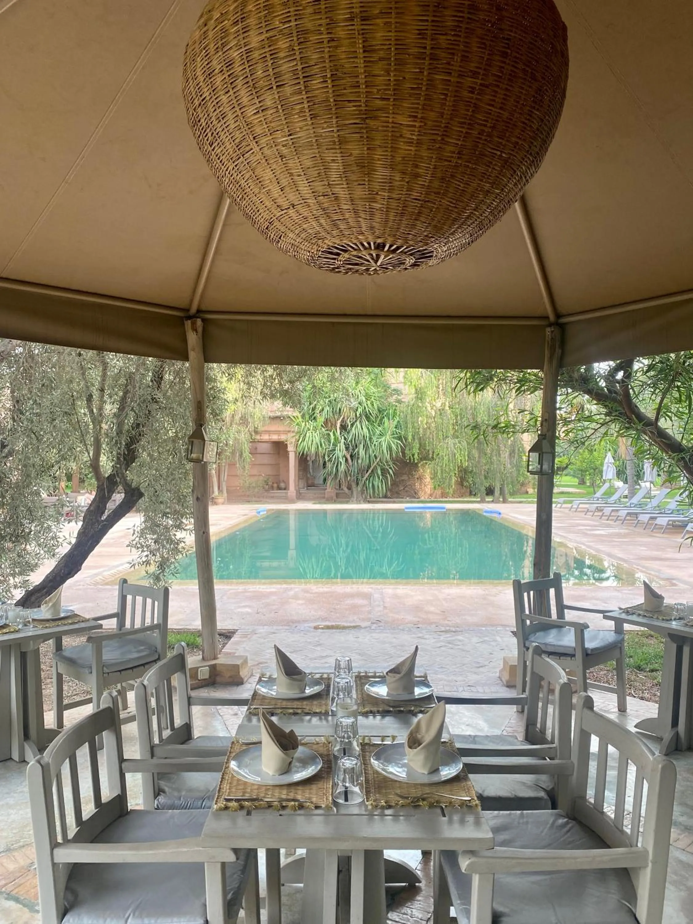 Restaurant/places to eat in Villa Al Assala Palmeraie