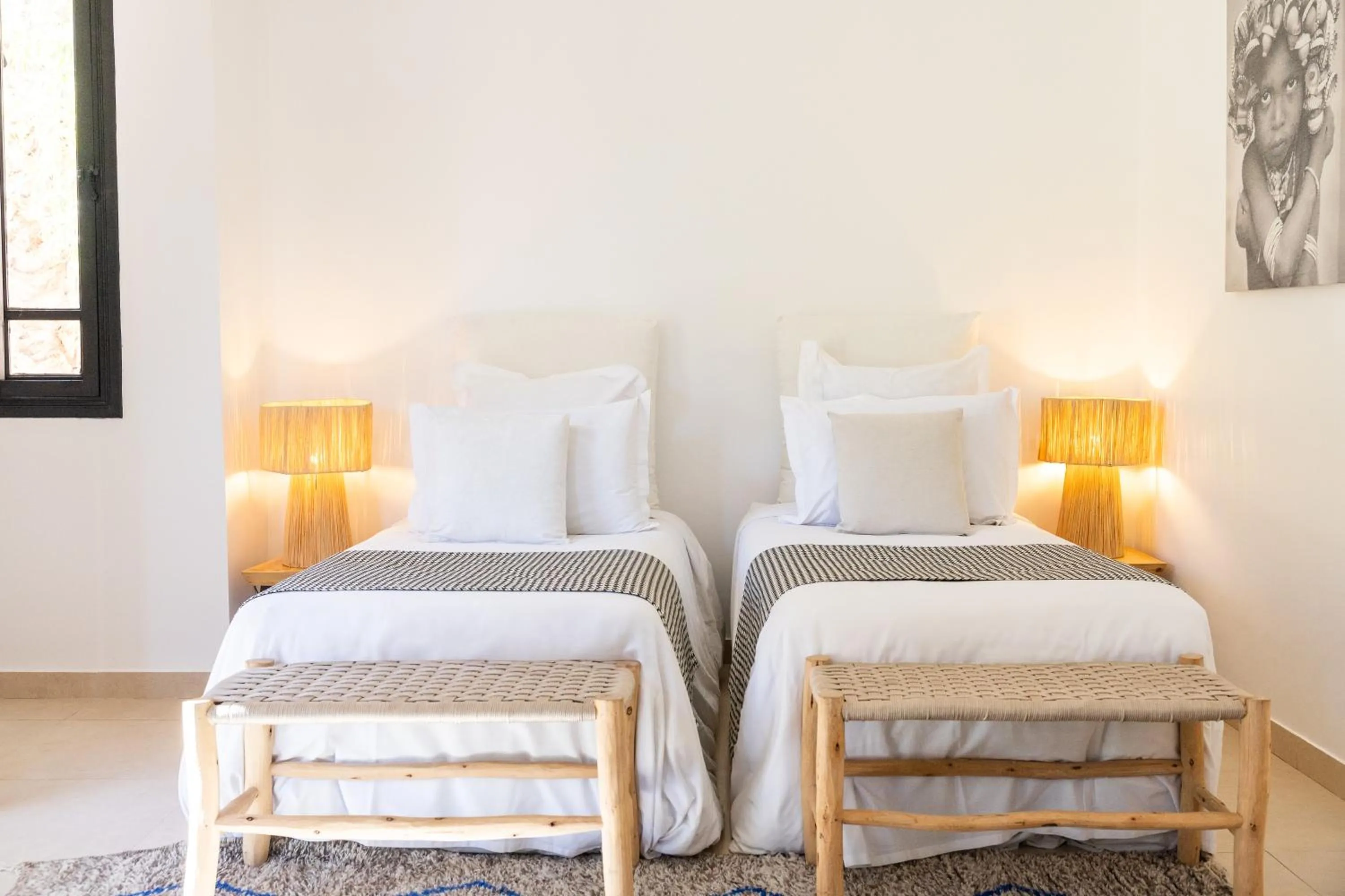 Bed in Villa Al Assala Palmeraie