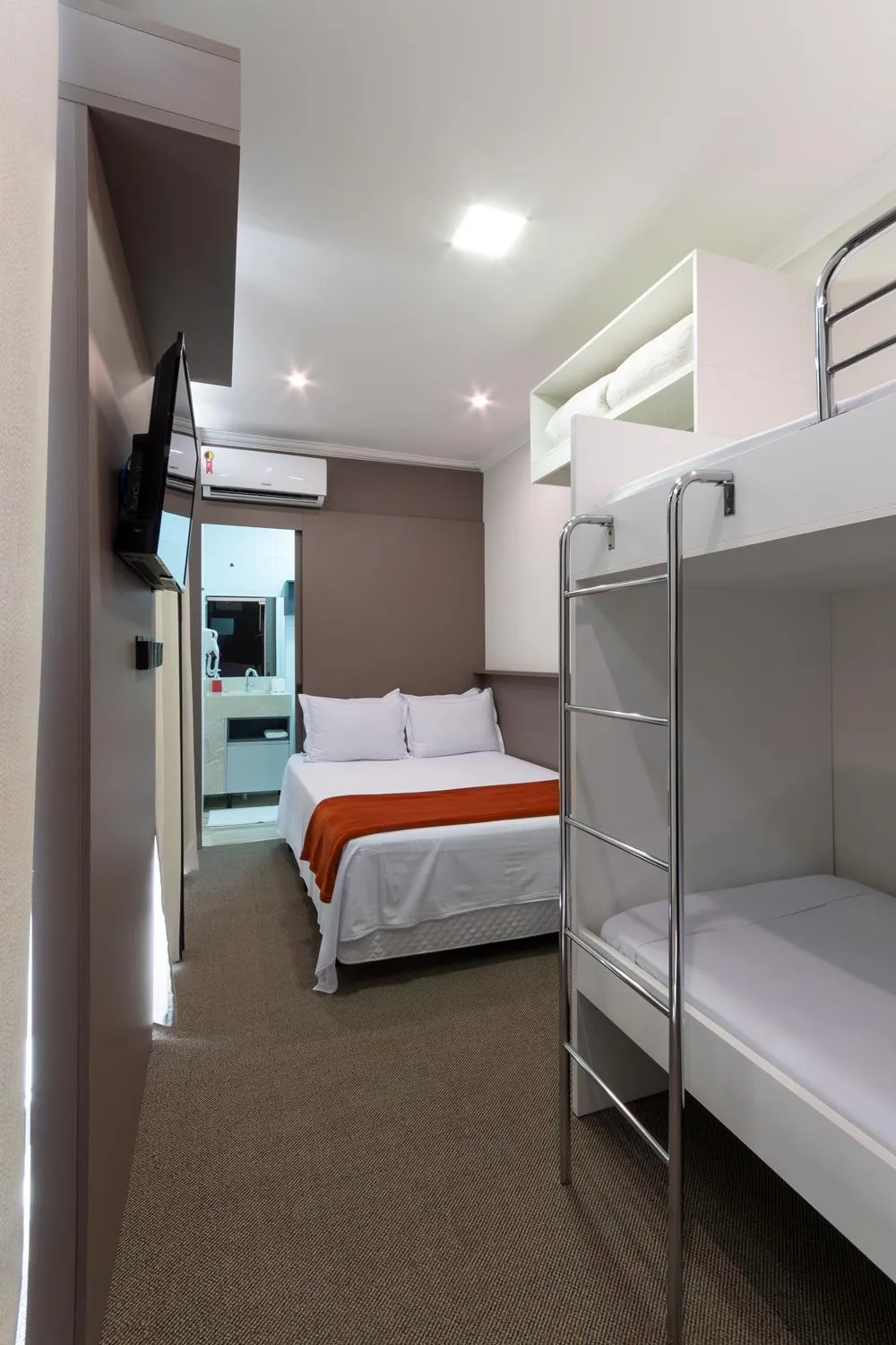 Bed in Hotel Gigante Beach Itapema