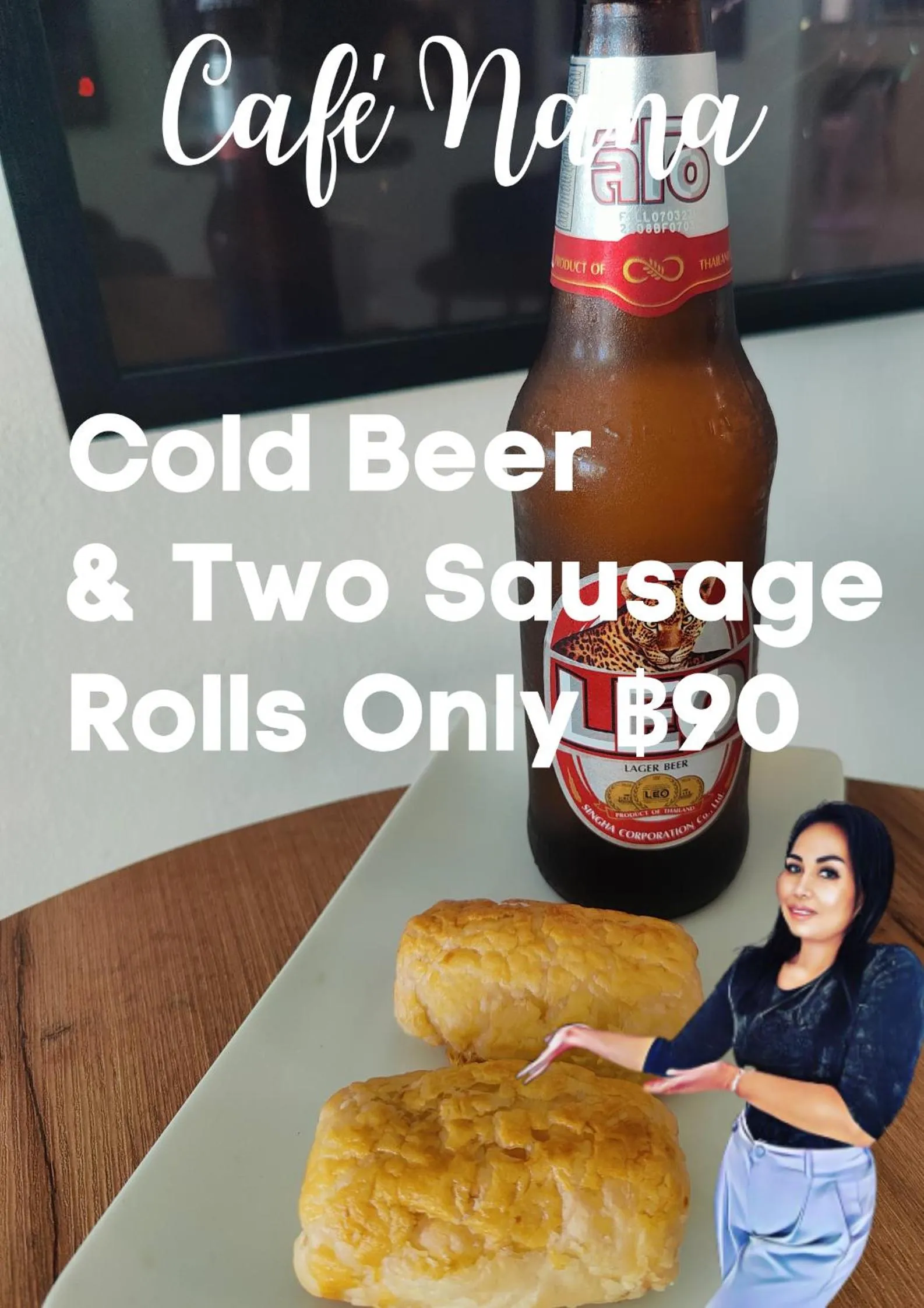 Food and drinks in Cafe Nana Hotel