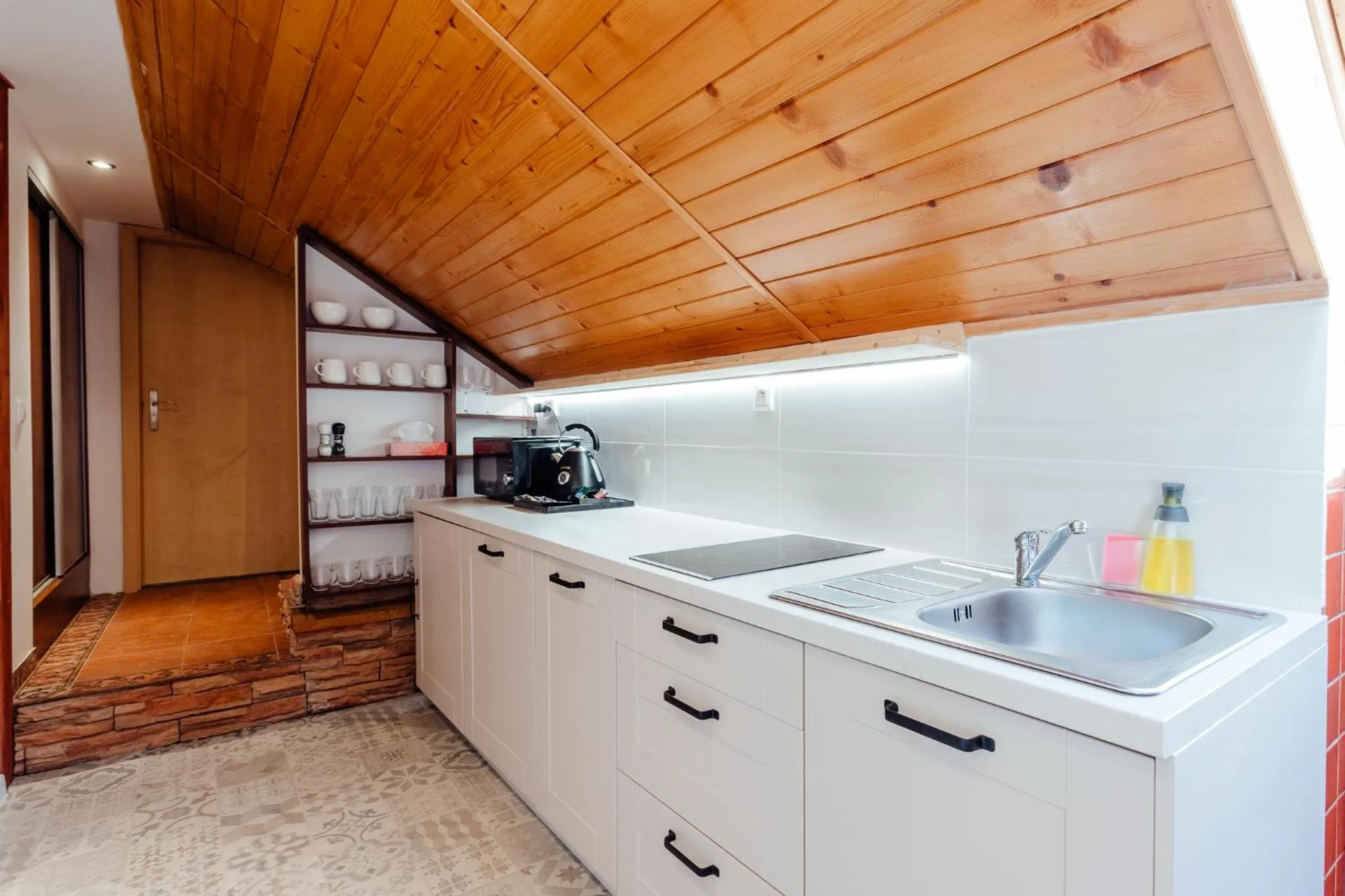 Kitchen or kitchenette in Botanický dvor