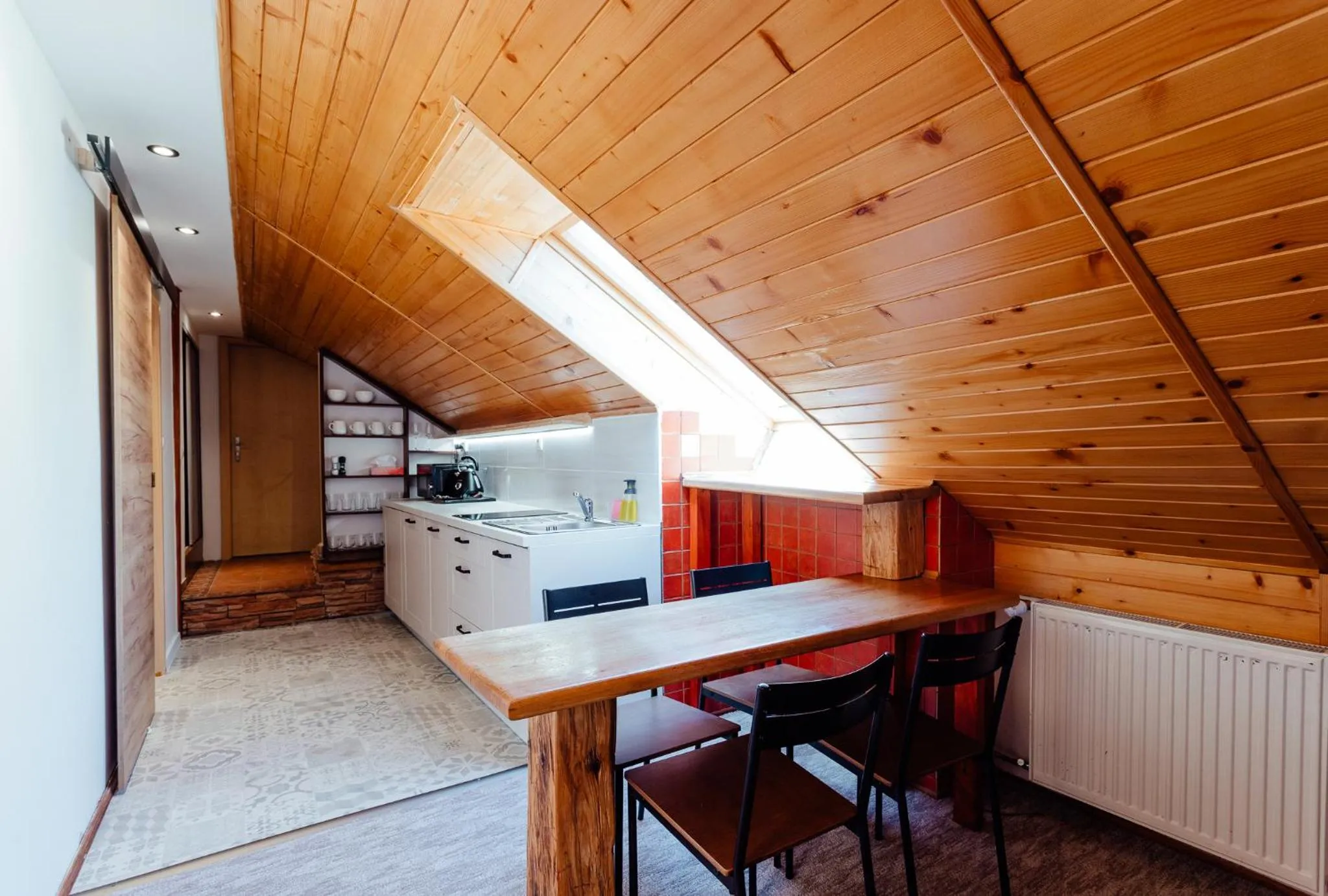 Kitchen or kitchenette in Botanický dvor