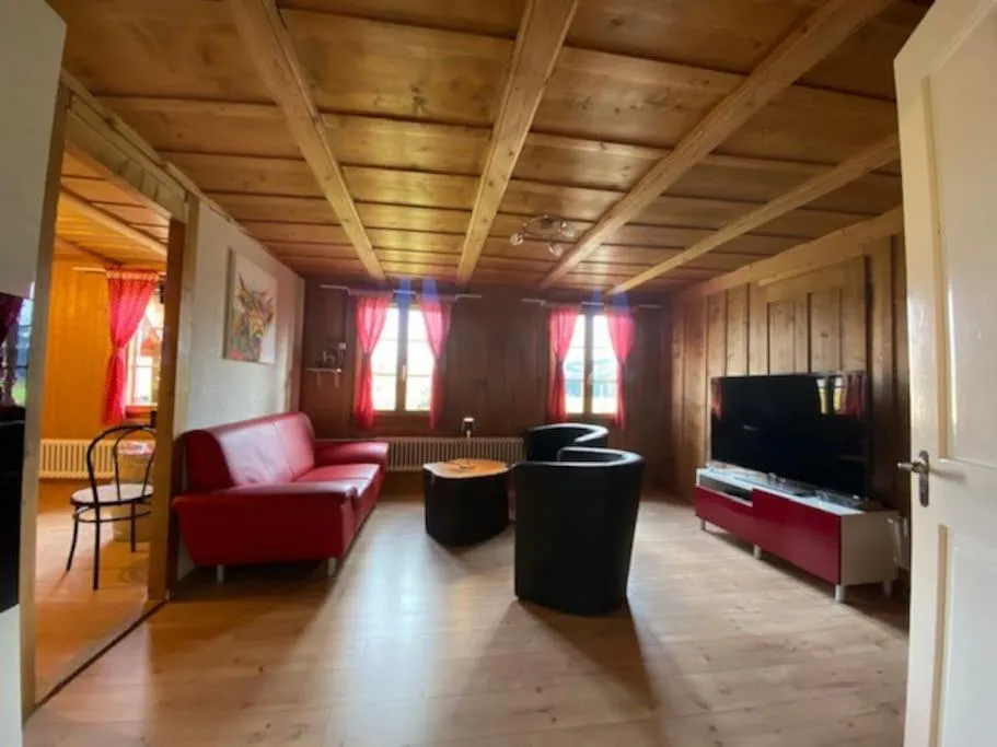 Wohnen mit Blick auf Eiger - ehemaliges Bauernhaus - 2 Schlafzimmer
