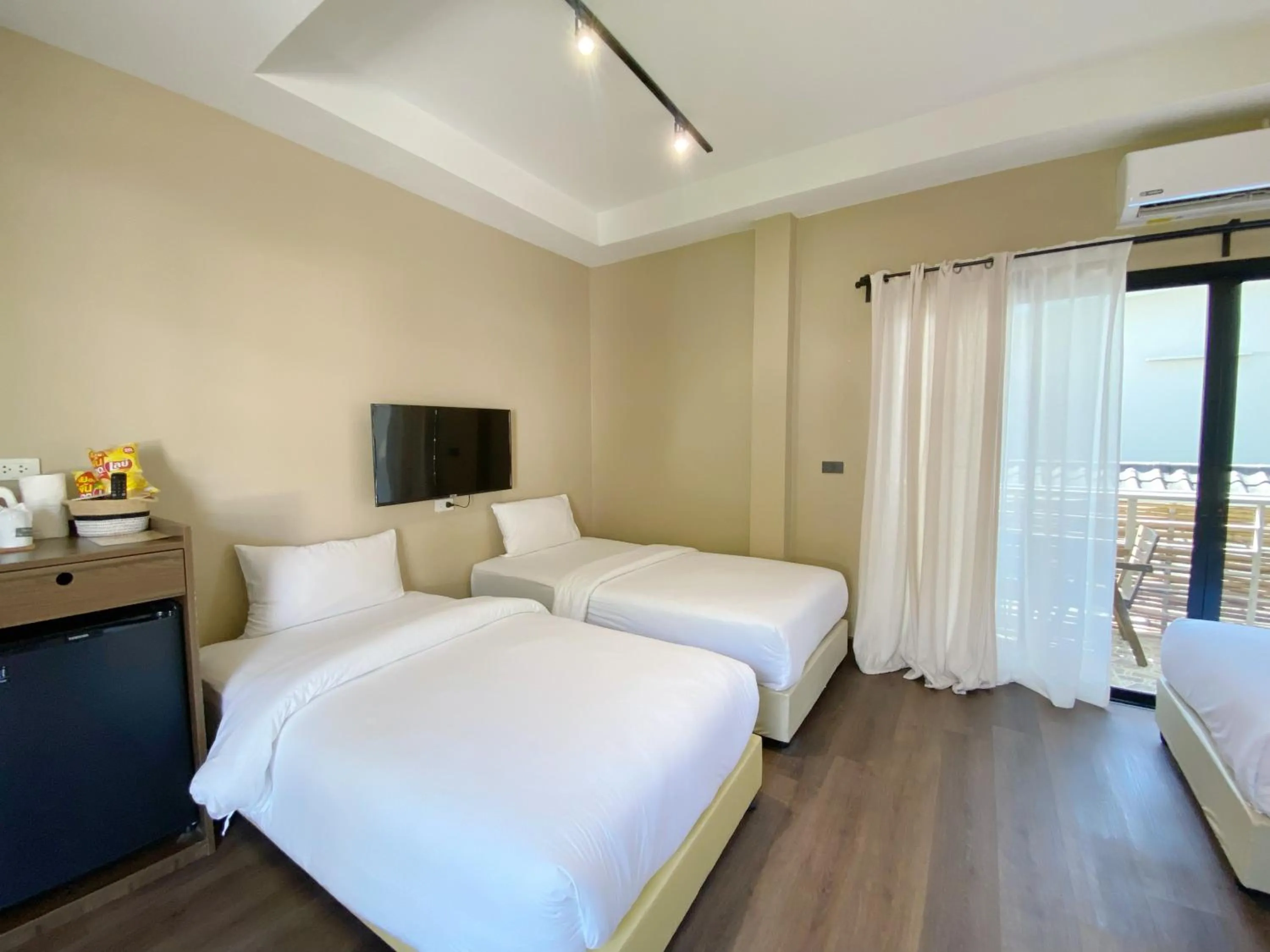 Bed in Suncloud Hotel Koh Samet